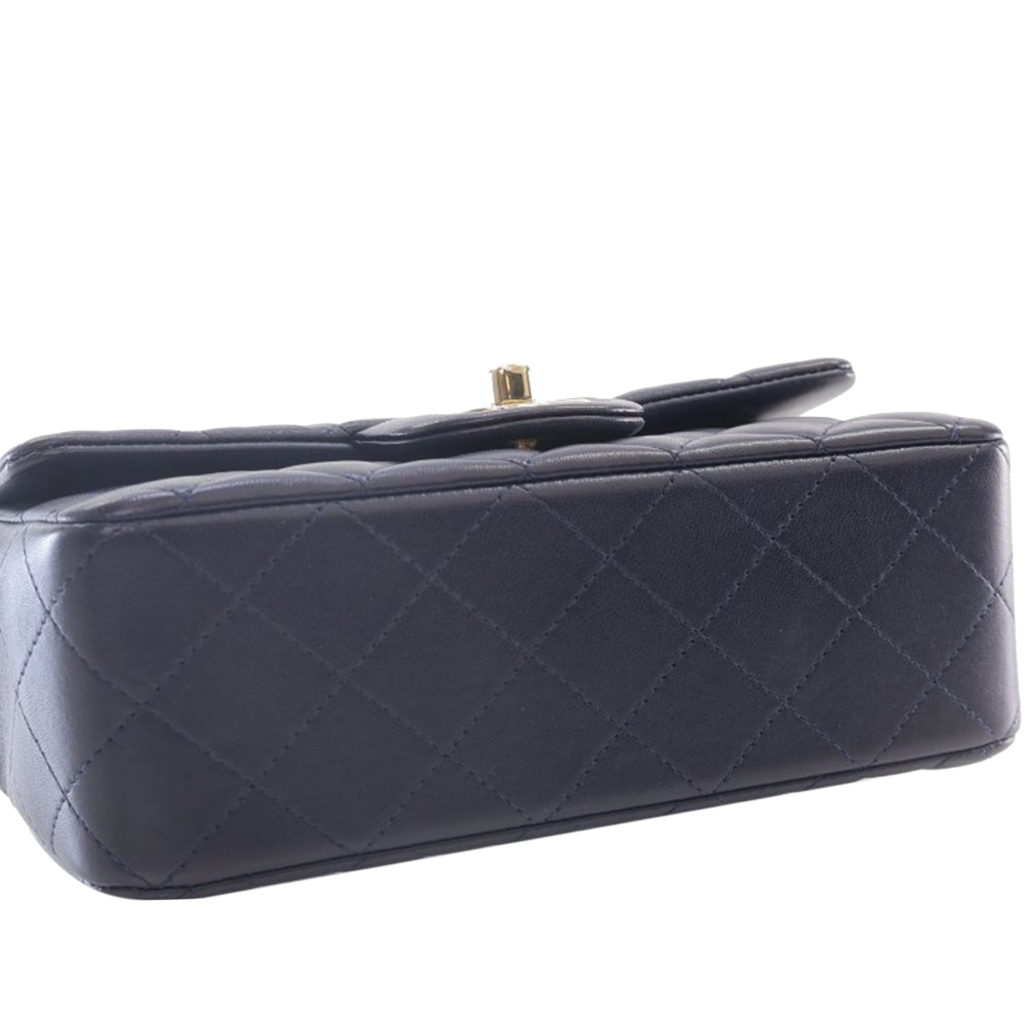 Chanel Mini Rectangular Lambskin Top Handle Flap - image 11