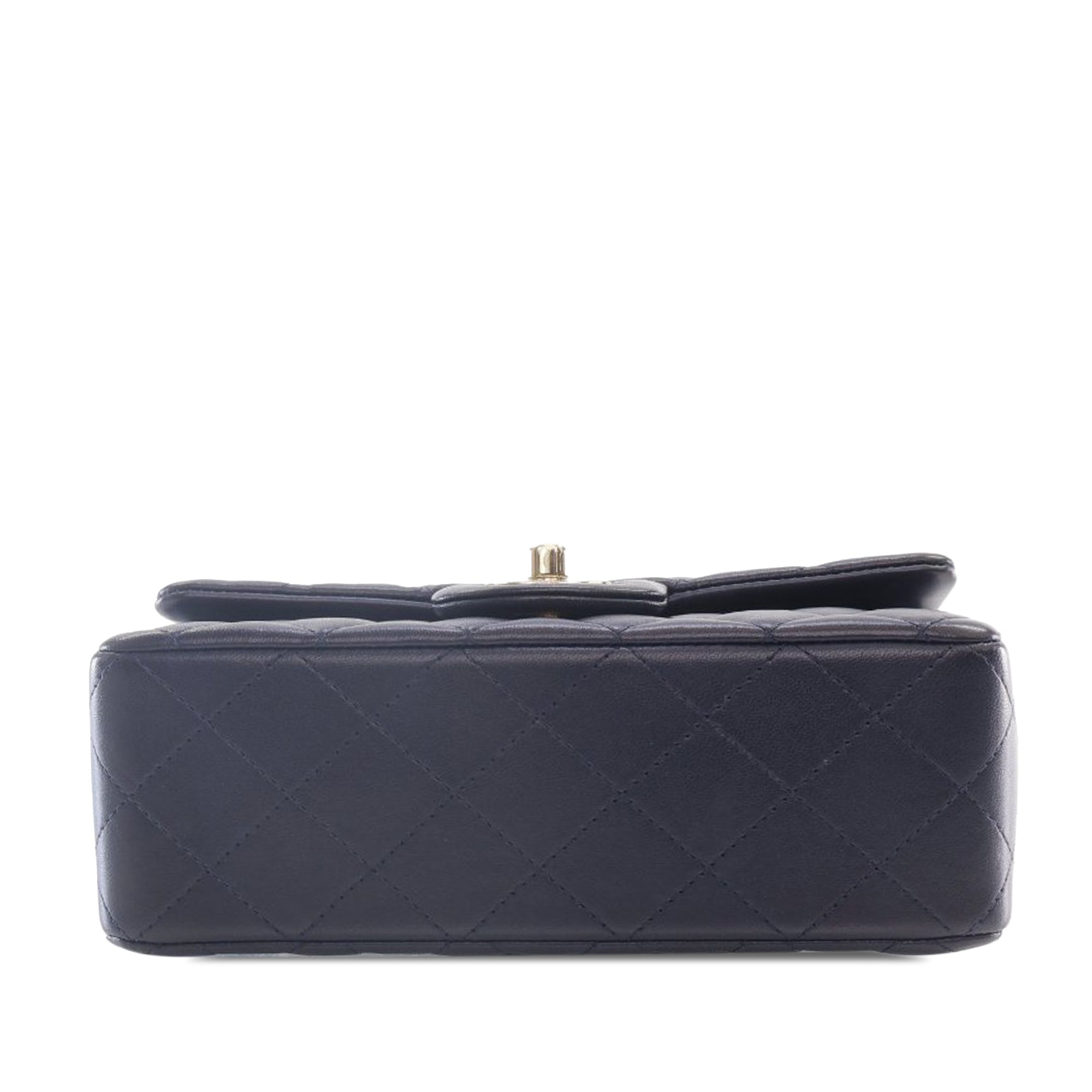 Chanel Mini Rectangular Lambskin Top Handle Flap - image 4