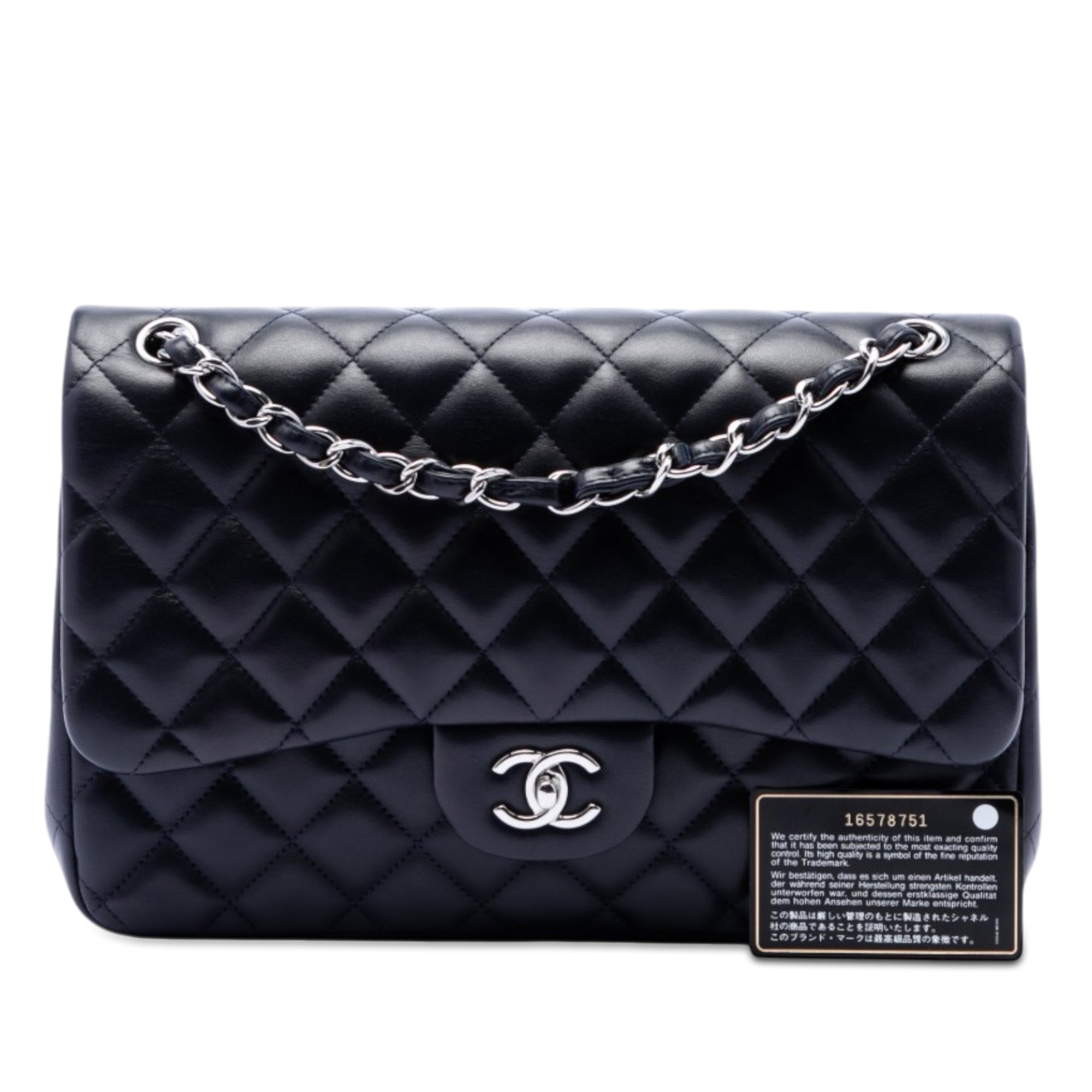 Chanel Jumbo Classic Lambskin Double Flap - image 8