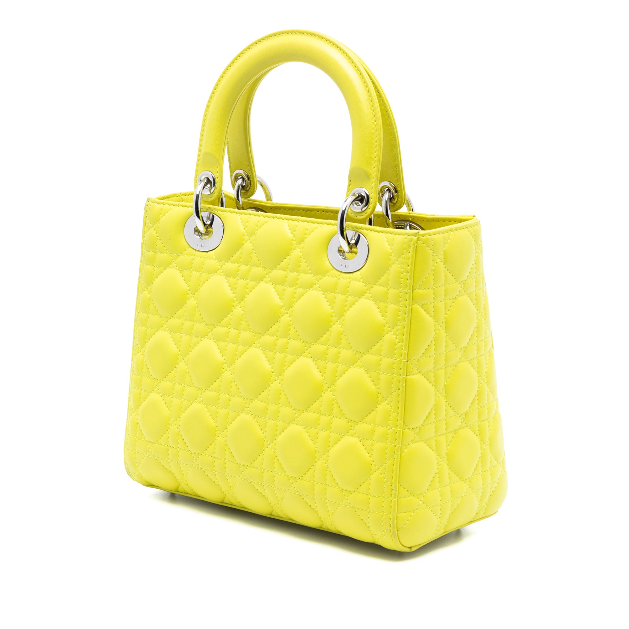 Dior Medium Lambskin Cannage Lady Dior - image 2