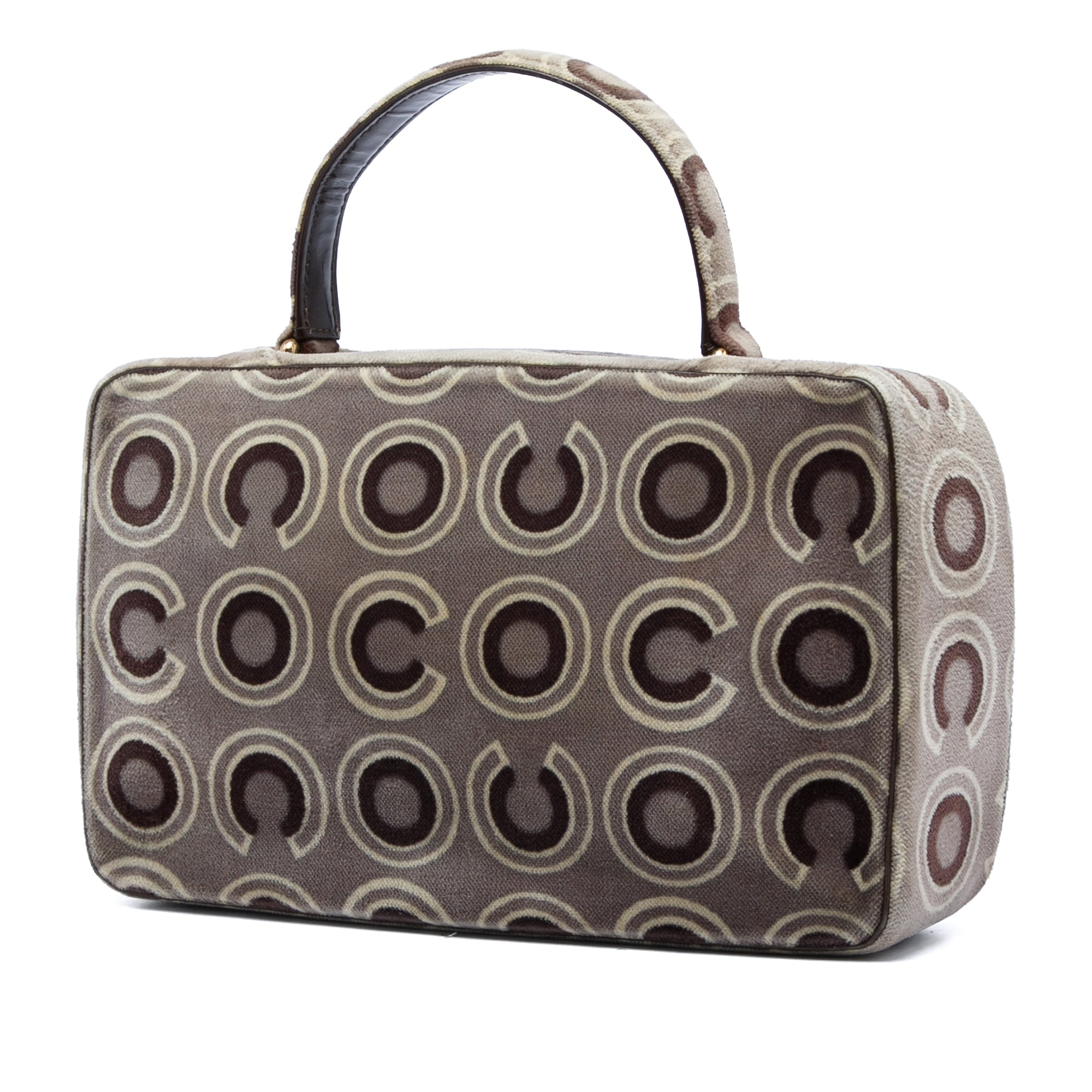 Chanel Coco Velvet Flap Box Top Handle Bag - image 2