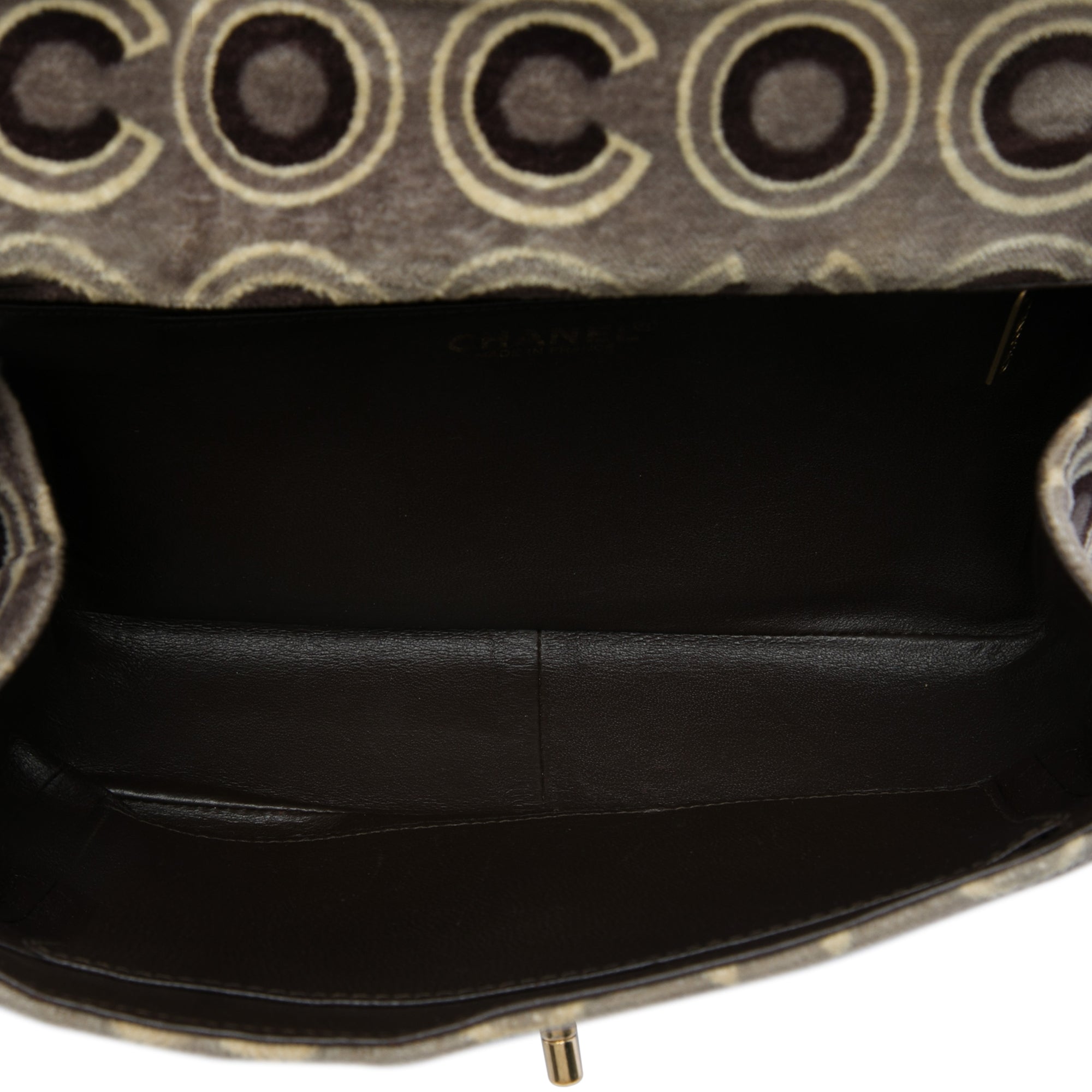 Chanel Coco Velvet Flap Box Top Handle Bag - image 4