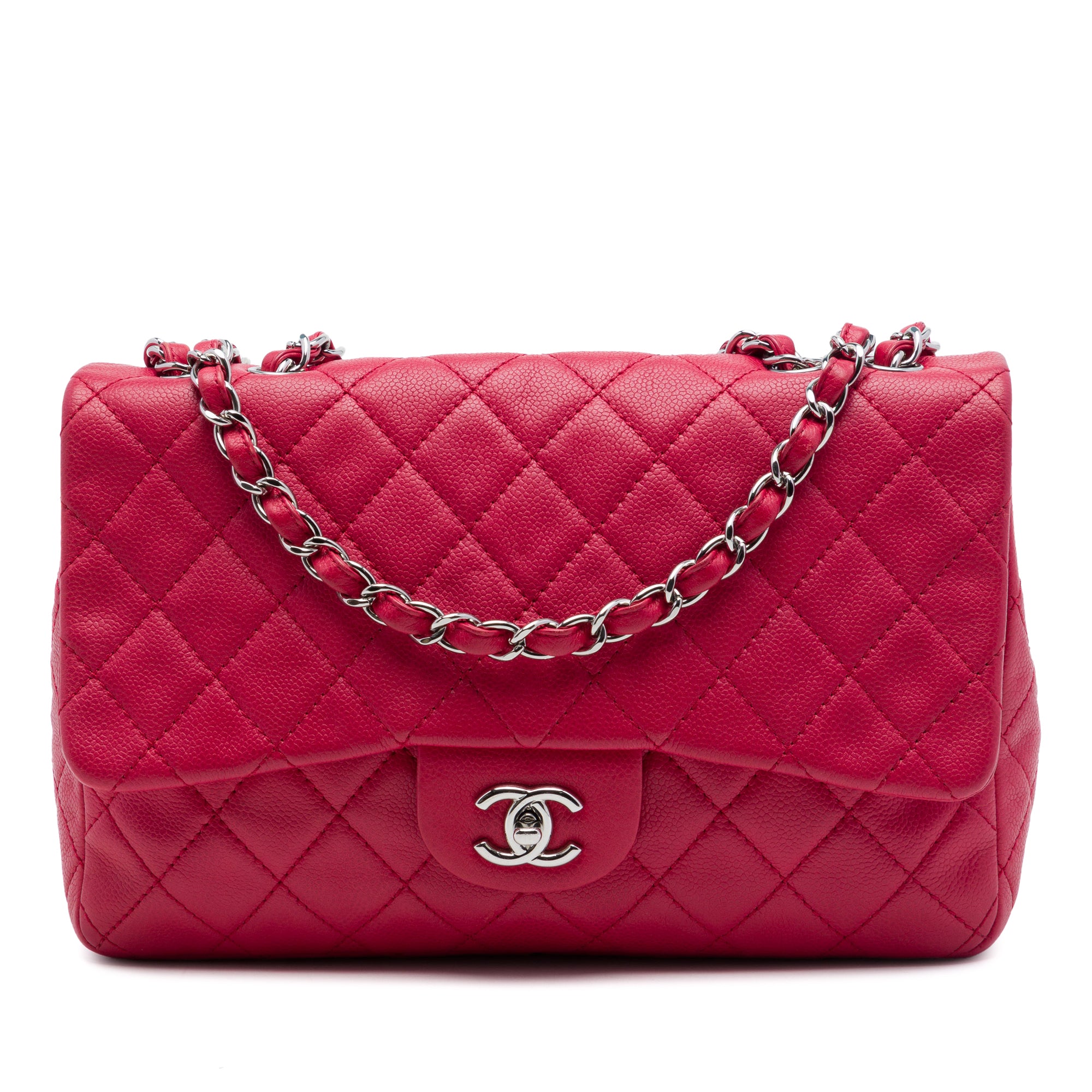 Chanel Jumbo Classic Caviar Single Flap - image 1