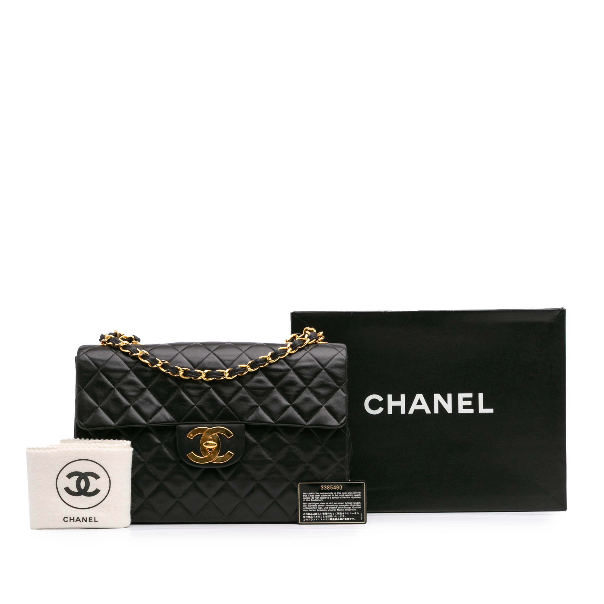 Chanel Maxi XL Classic Lambskin Single Flap - image 11