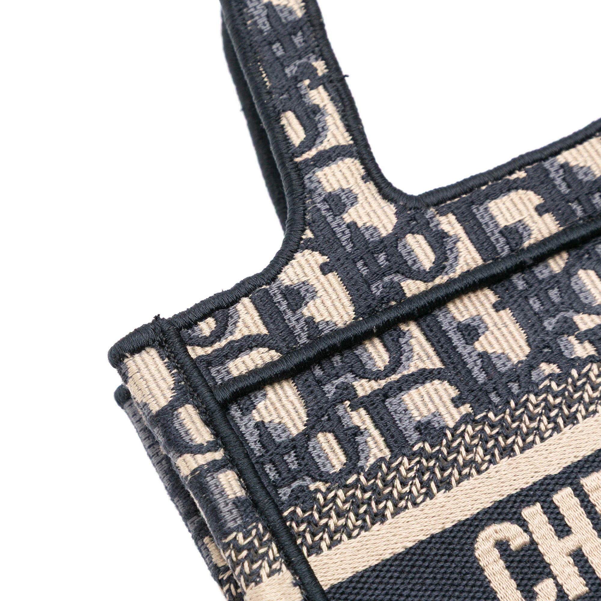 Dior Mini Oblique Canvas Book Tote - image 8