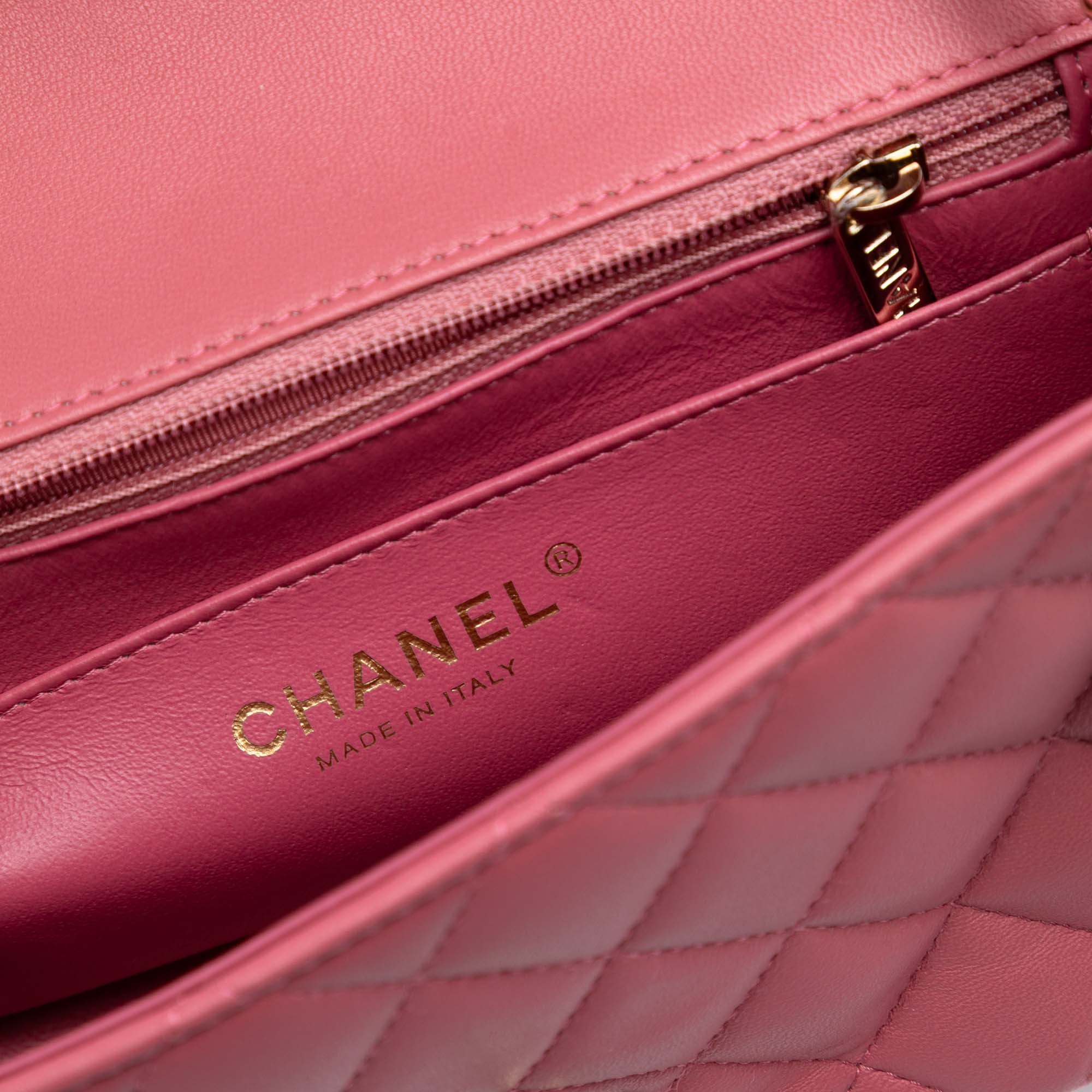 Chanel Mini Rectangular Classic Lambskin Valentines Heart Charms Single Flap - image 4