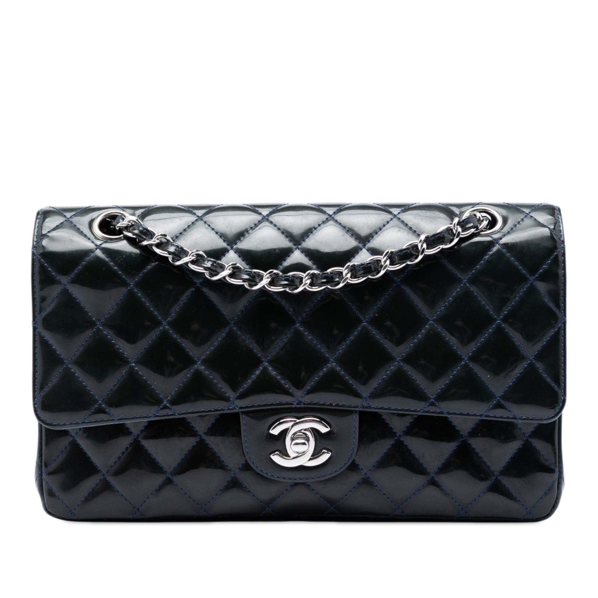 Chanel Medium Classic Patent Double Flap - image 1