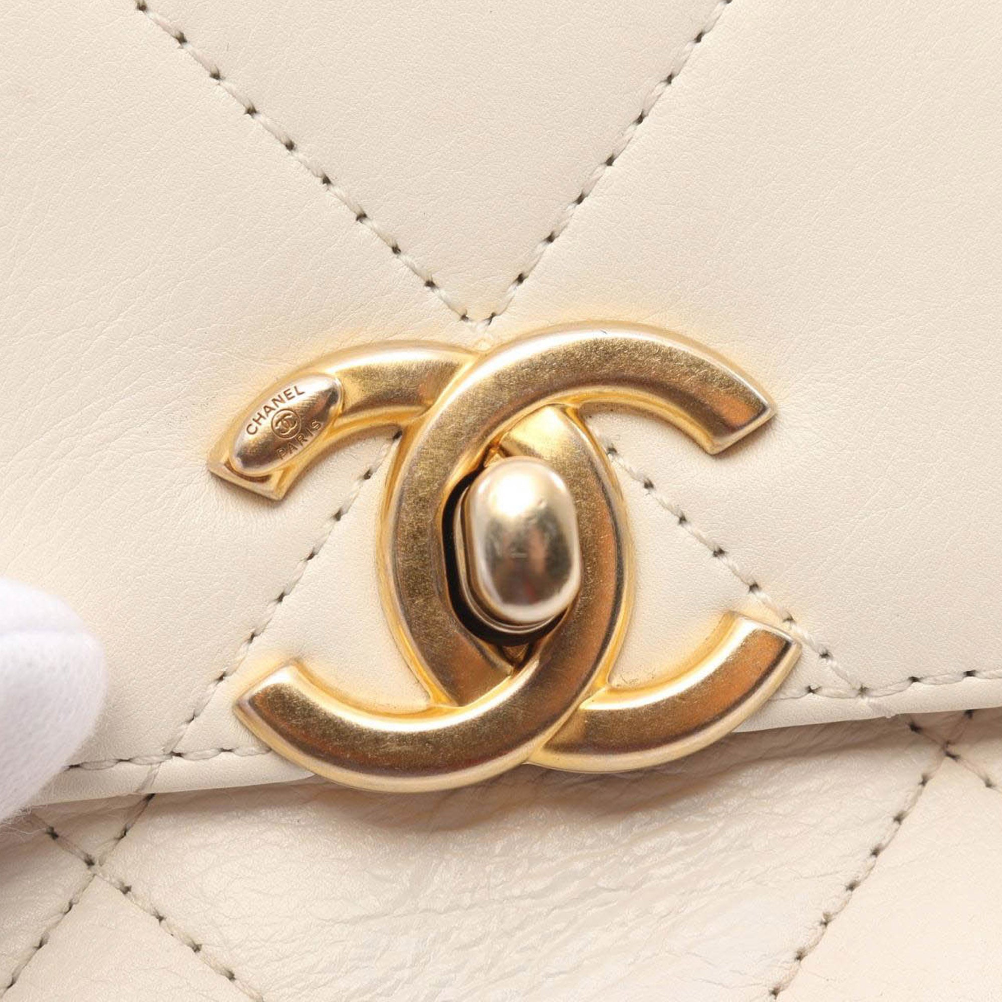 Chanel Mini Quilted Calfskin Framing Chain Flap - image 6