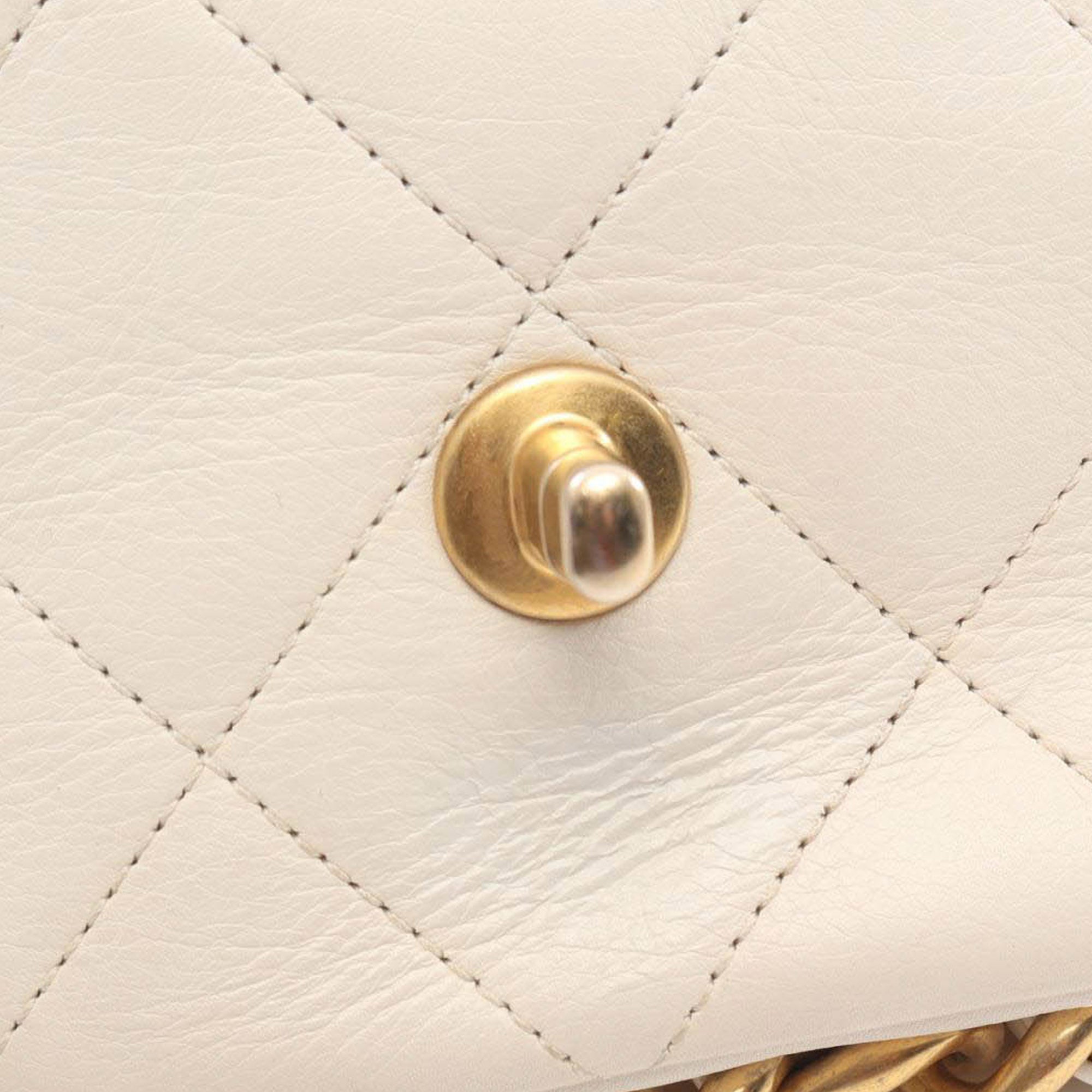 Chanel Mini Quilted Calfskin Framing Chain Flap - image 7