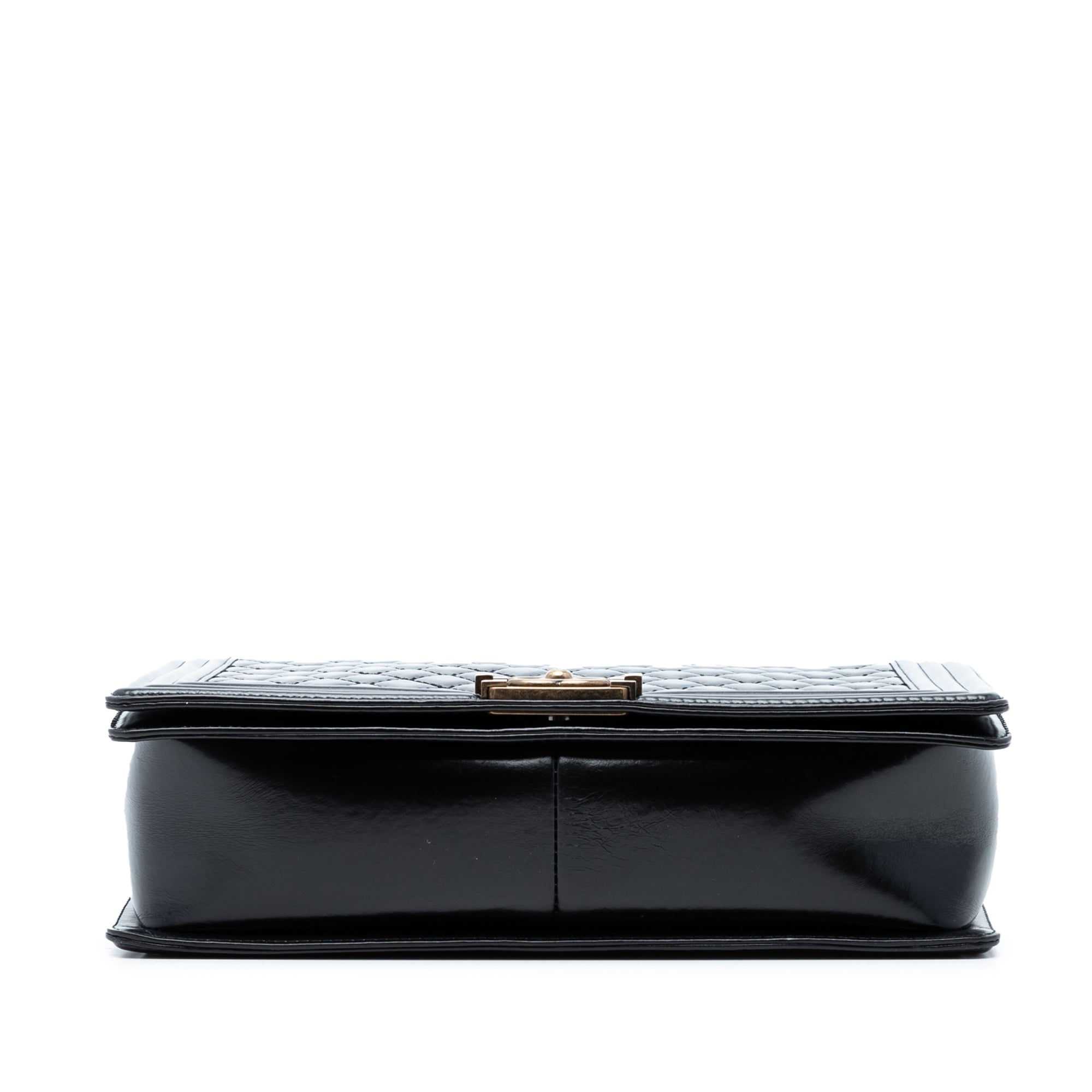Chanel Large Glazed Quilted Calfskin Boy Flap - image 3
