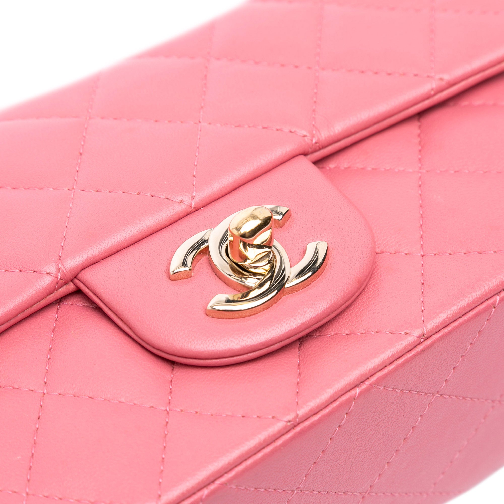 Chanel Mini Rectangular Classic Lambskin Valentines Heart Charms Single Flap - image 7