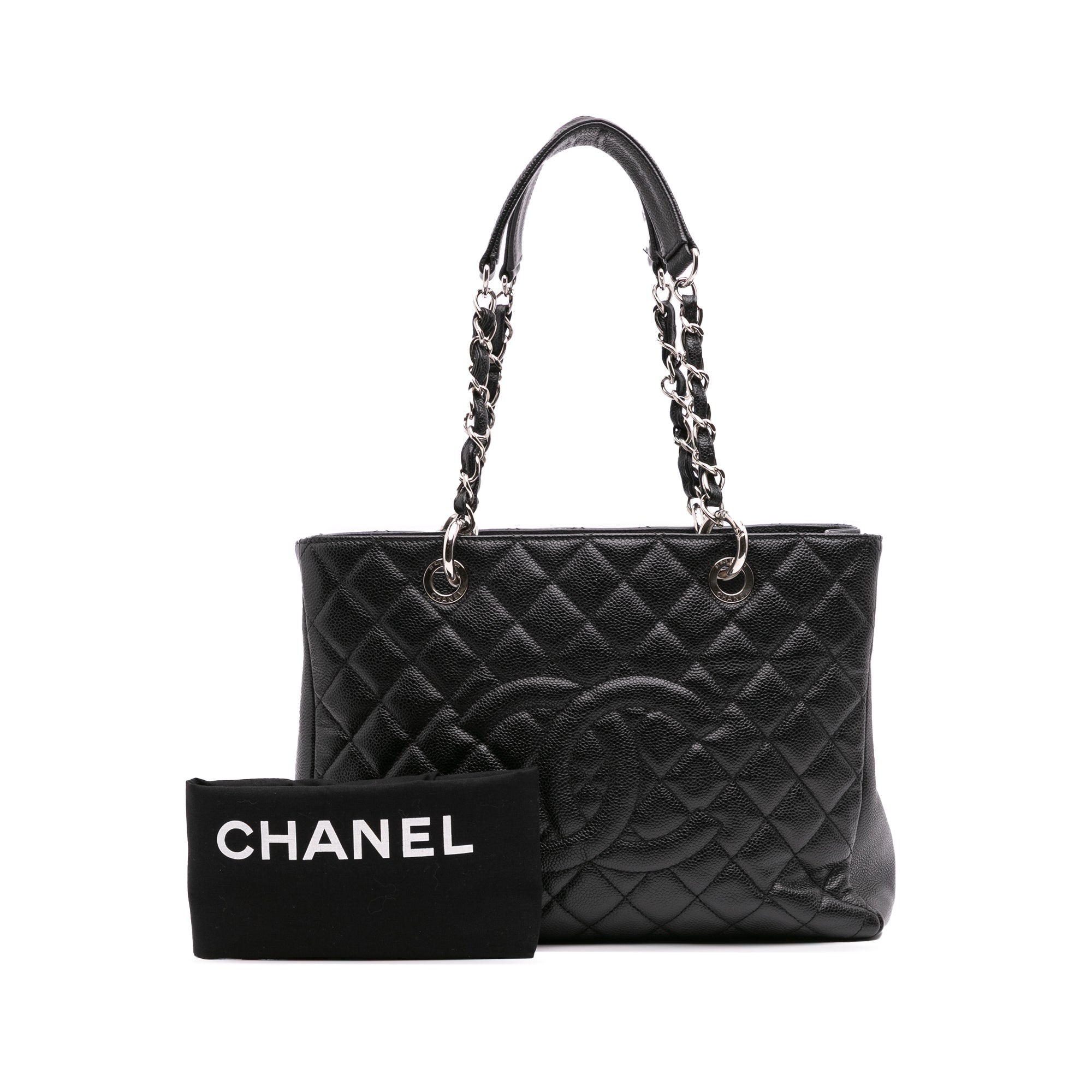 Chanel Caviar Grand Shopping Tote - image 10