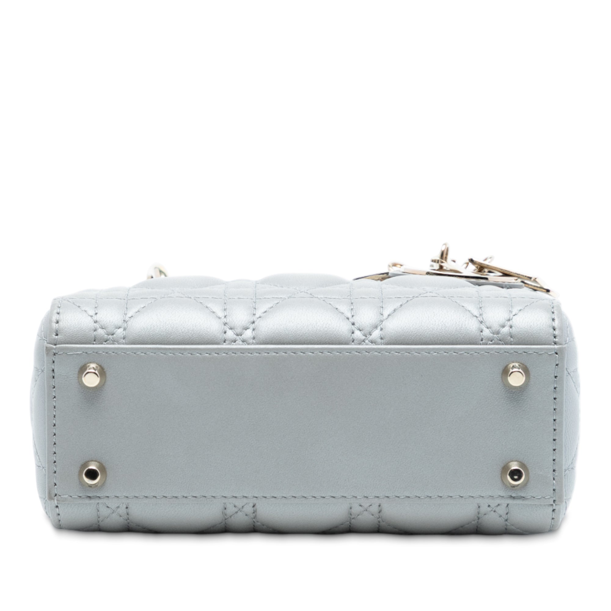 Dior Mini Lambskin Cannage Lady Dior - image 3