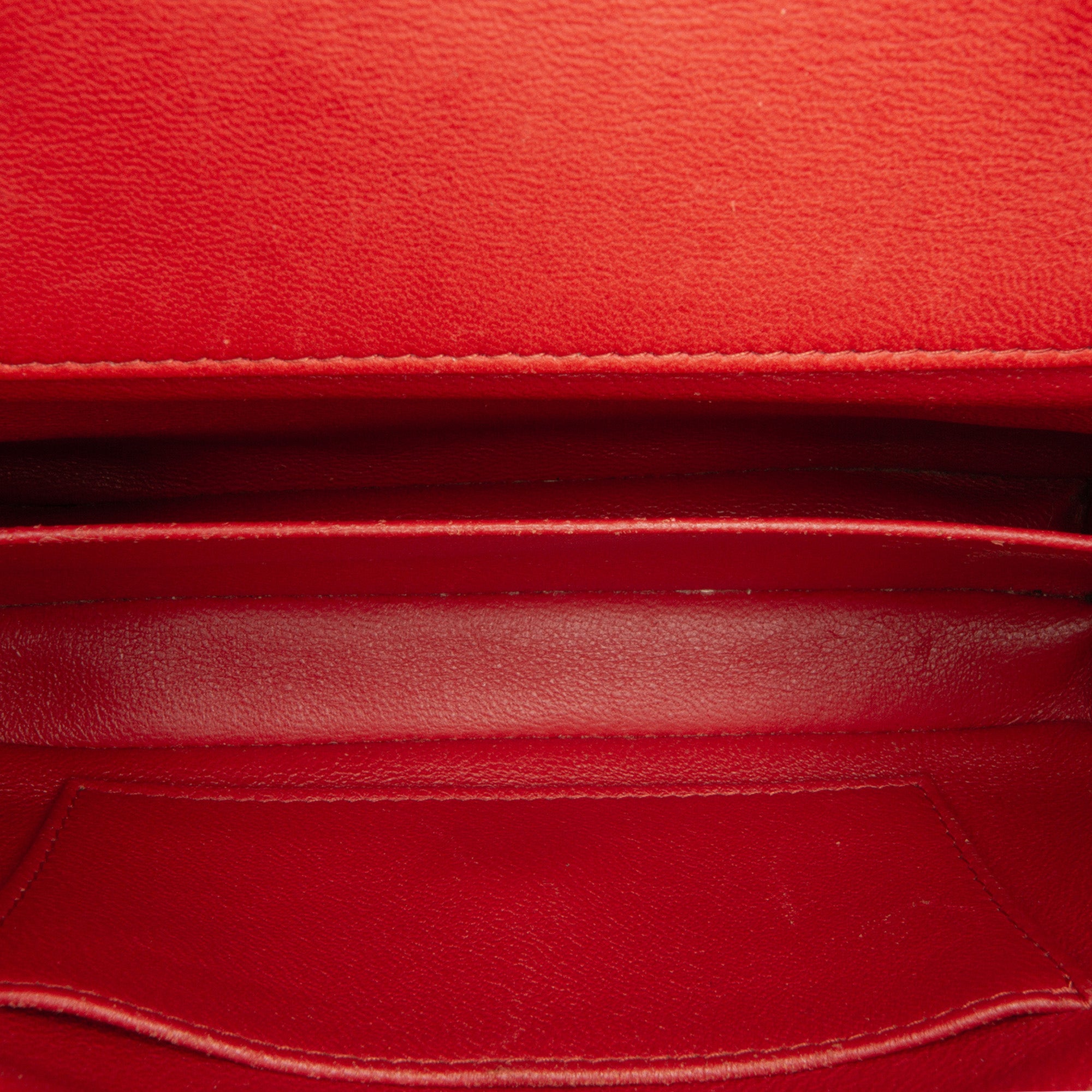 Chanel Extra Mini Rectangular Classic Lambskin Single Flap - image 4