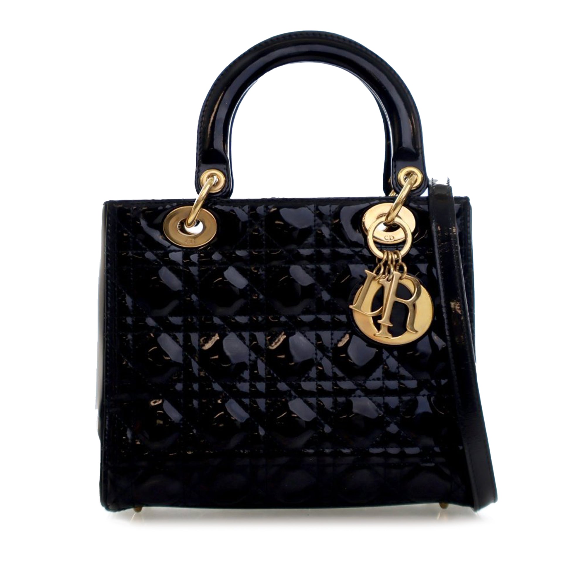 Dior Medium Patent Cannage Lady Dior - image 1
