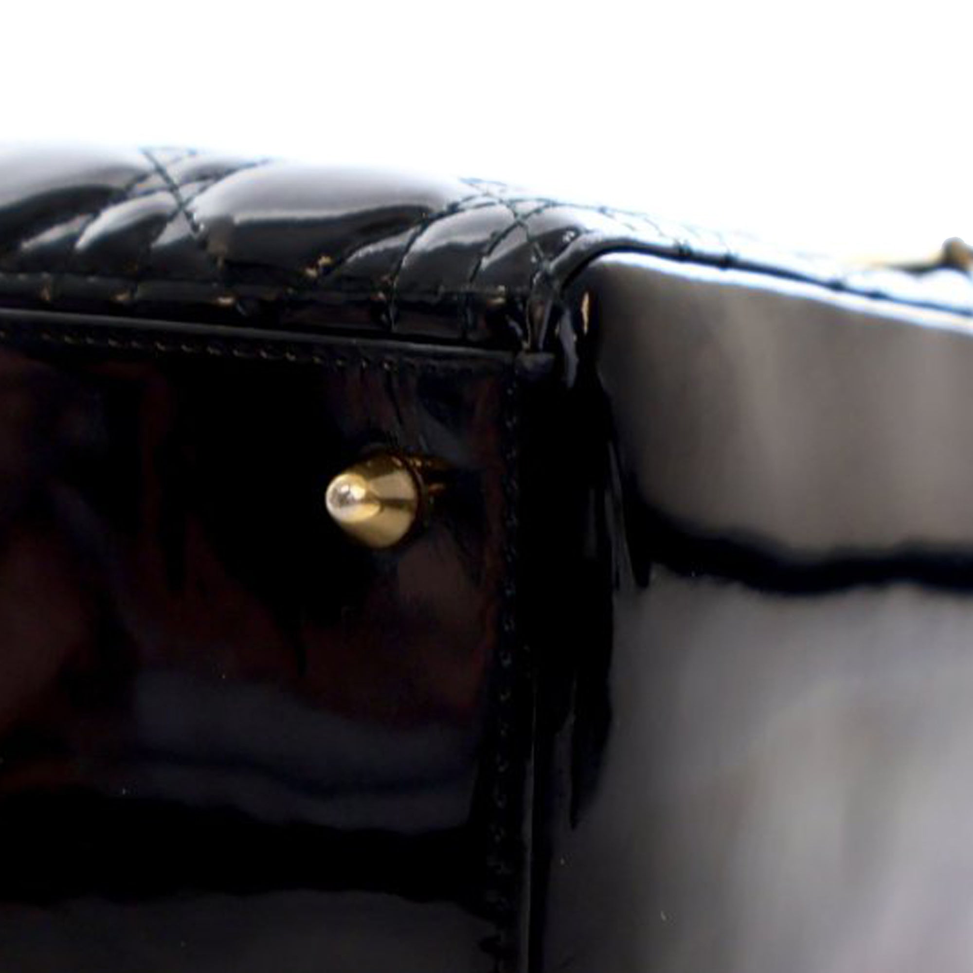 Dior Medium Patent Cannage Lady Dior - image 7