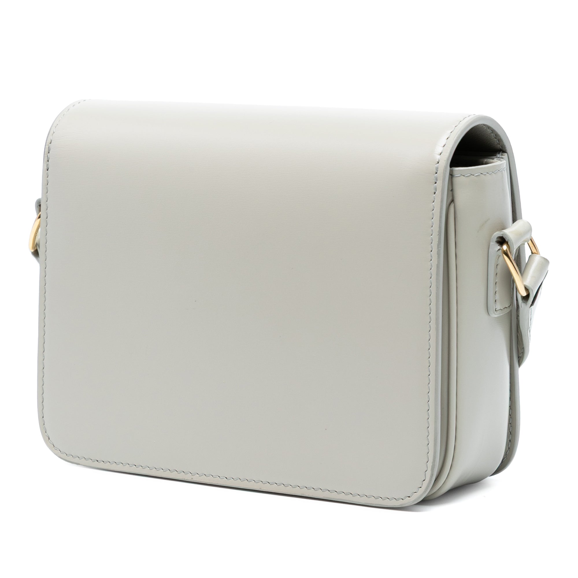 Celine Teen Shiny Calfskin Triomphe Crossbody - image 2