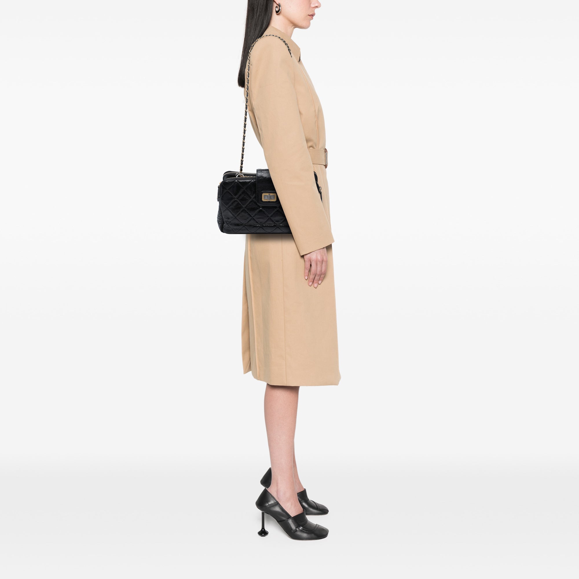 Chanel Glazed Crackled Calfskin Reissue Tote - image 6