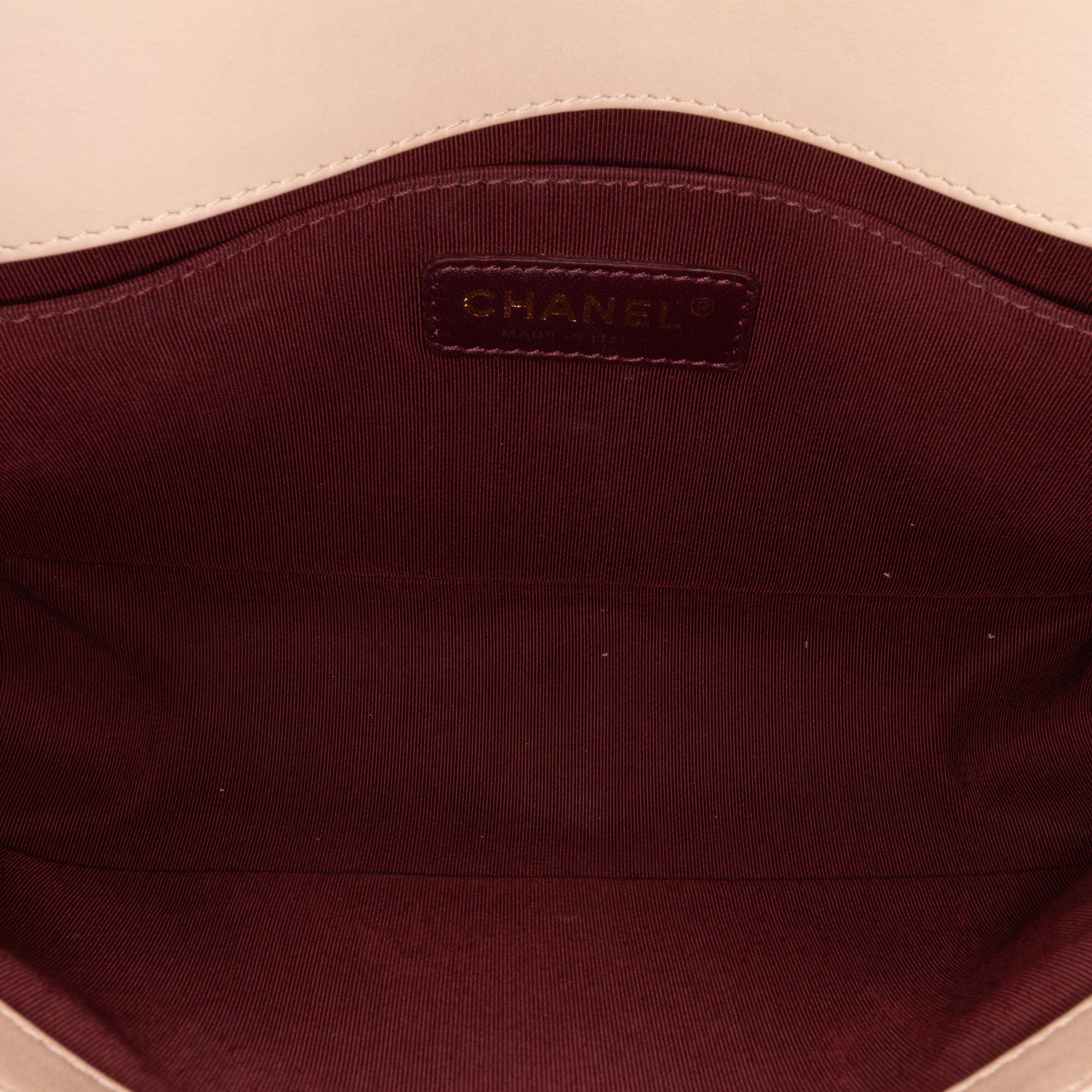 Chanel Old Medium Chevron Mixed Leathers Boy Flap - image 4