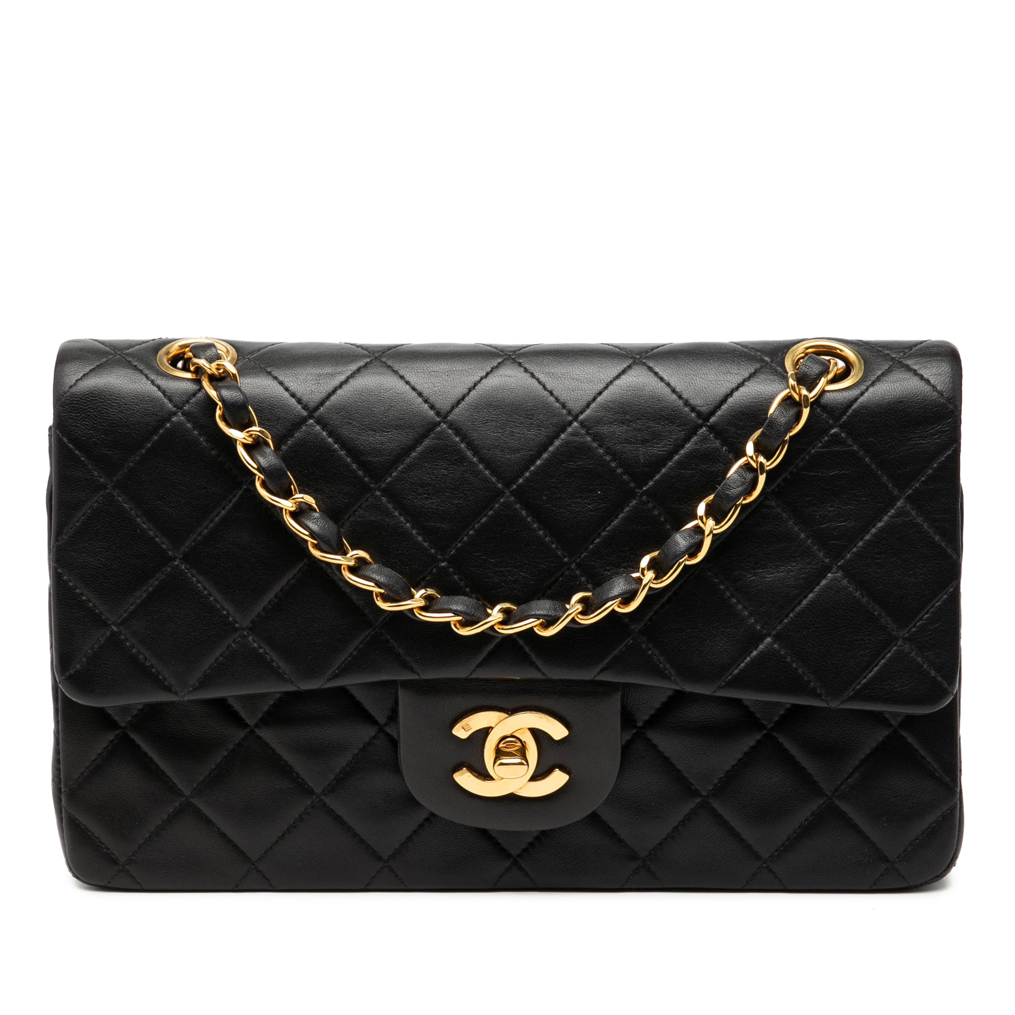 Chanel Small Classic Lambskin Double Flap - image 1