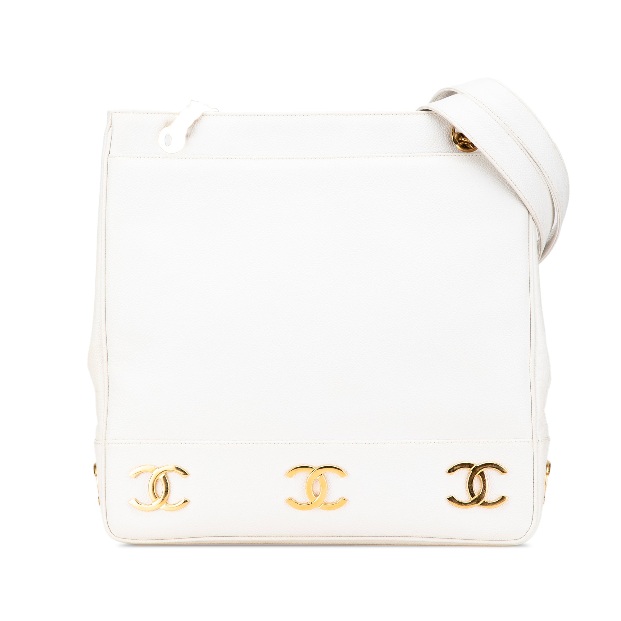 Chanel Caviar Triple CC Tote - image 1