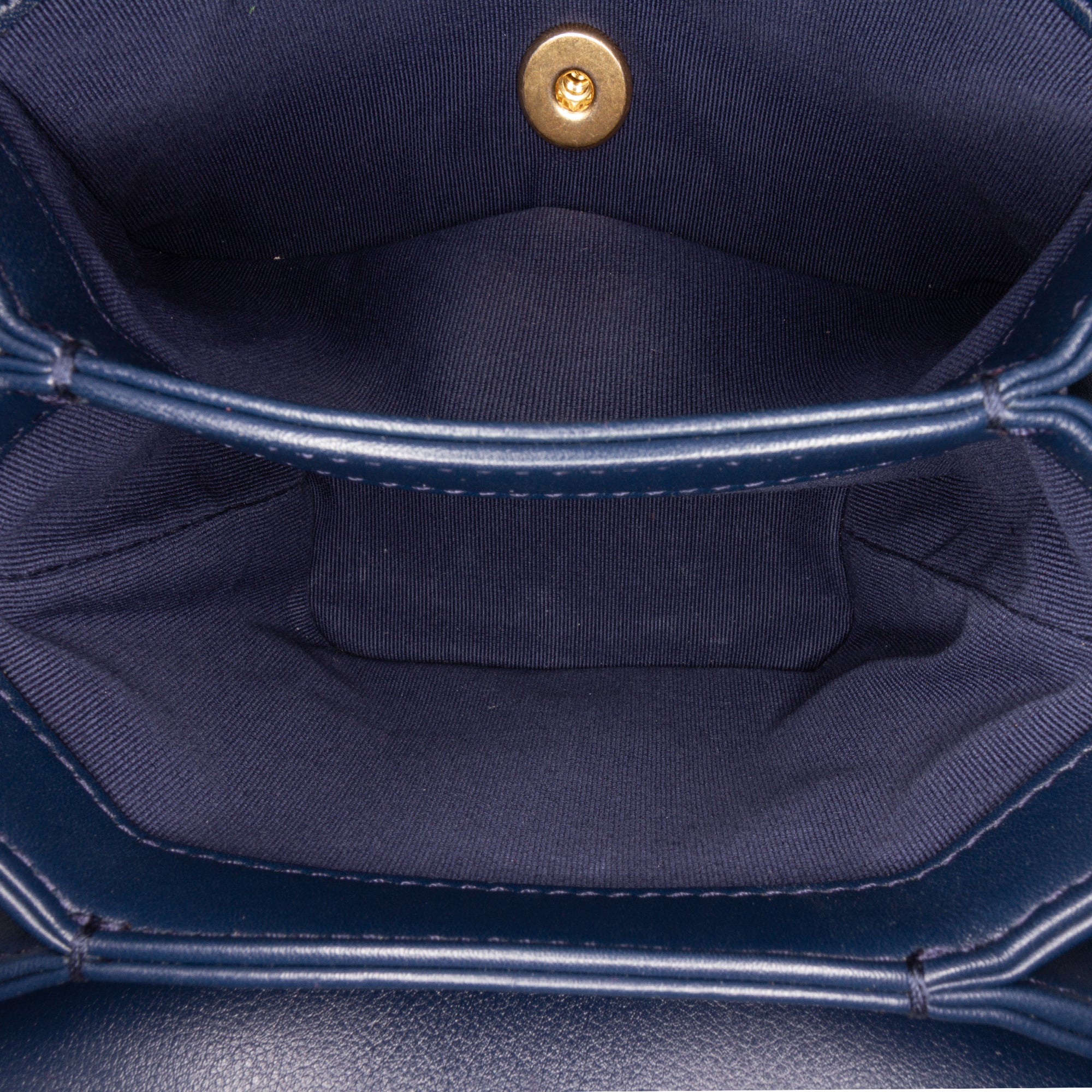 Chanel Mini Quilted Calfskin Pearl Boy Chain Flap - image 4