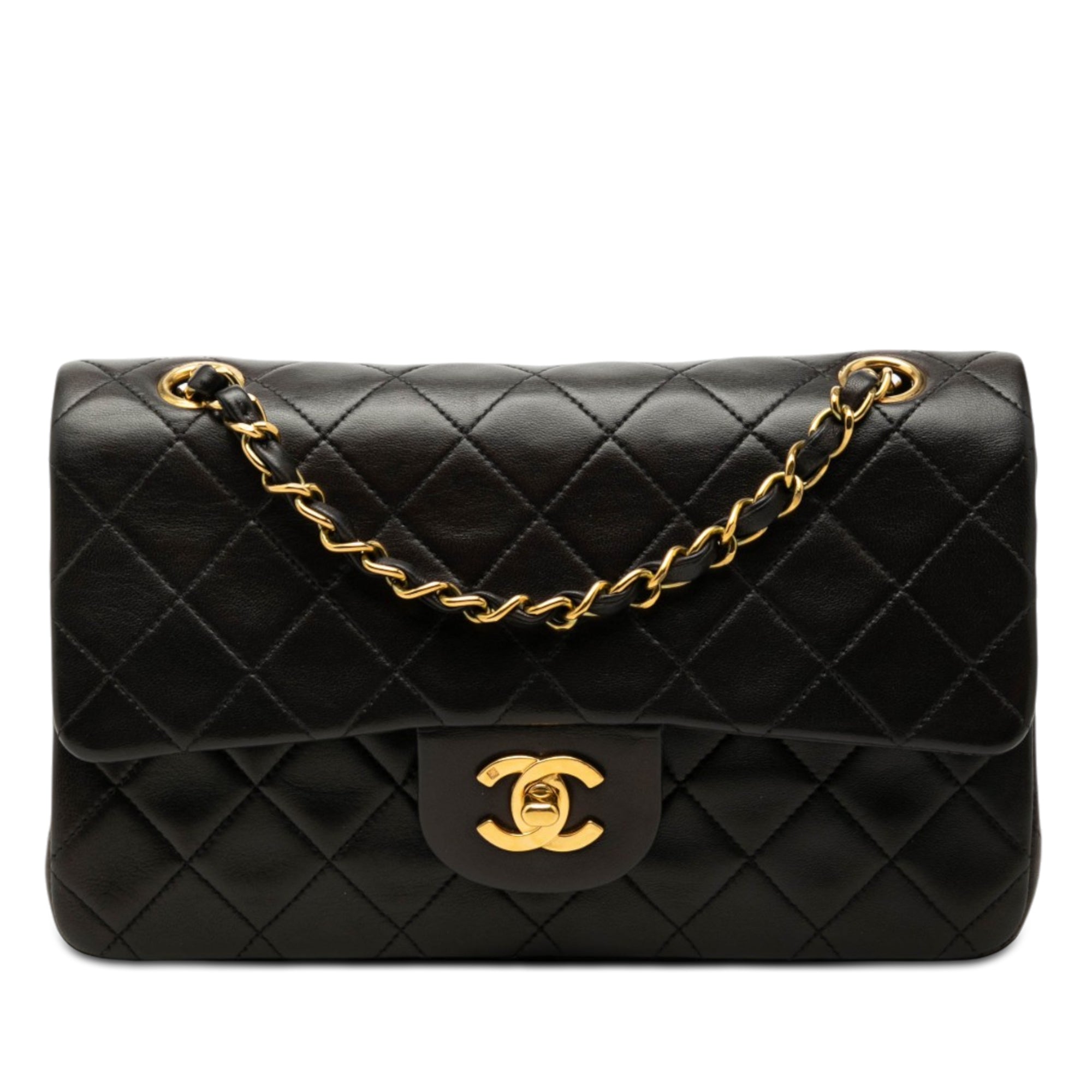 Chanel Small Classic Lambskin Double Flap - image 1