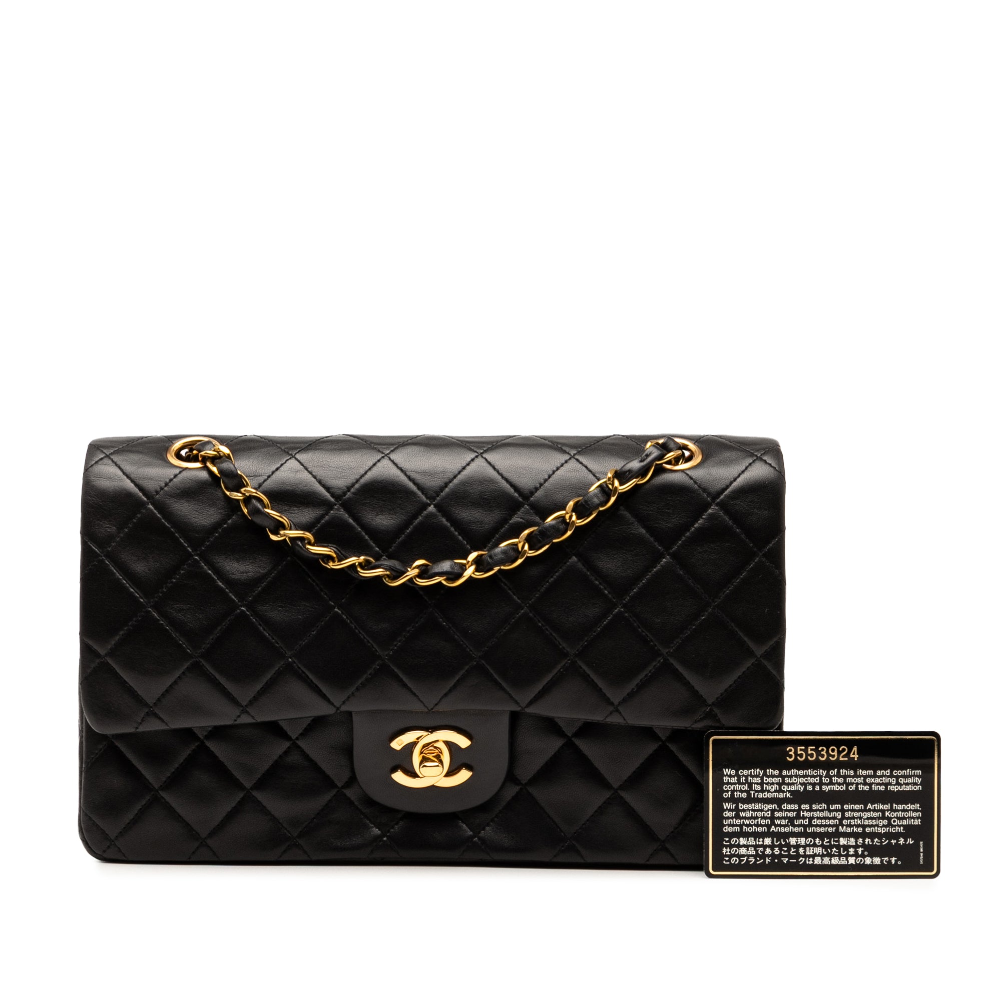 Chanel Medium Classic Lambskin Double Flap - image 10