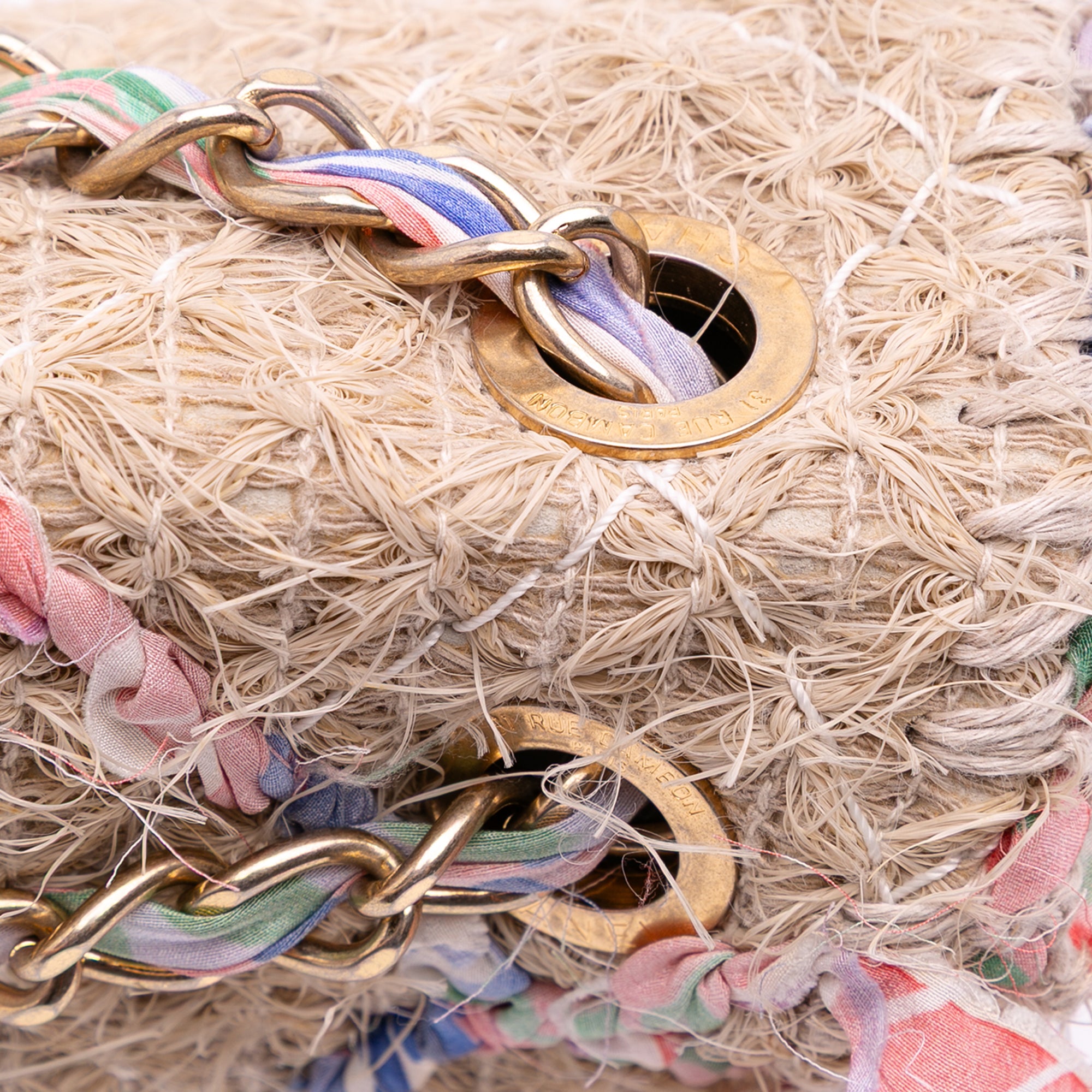 Chanel CC Straw Country Flap - image 9