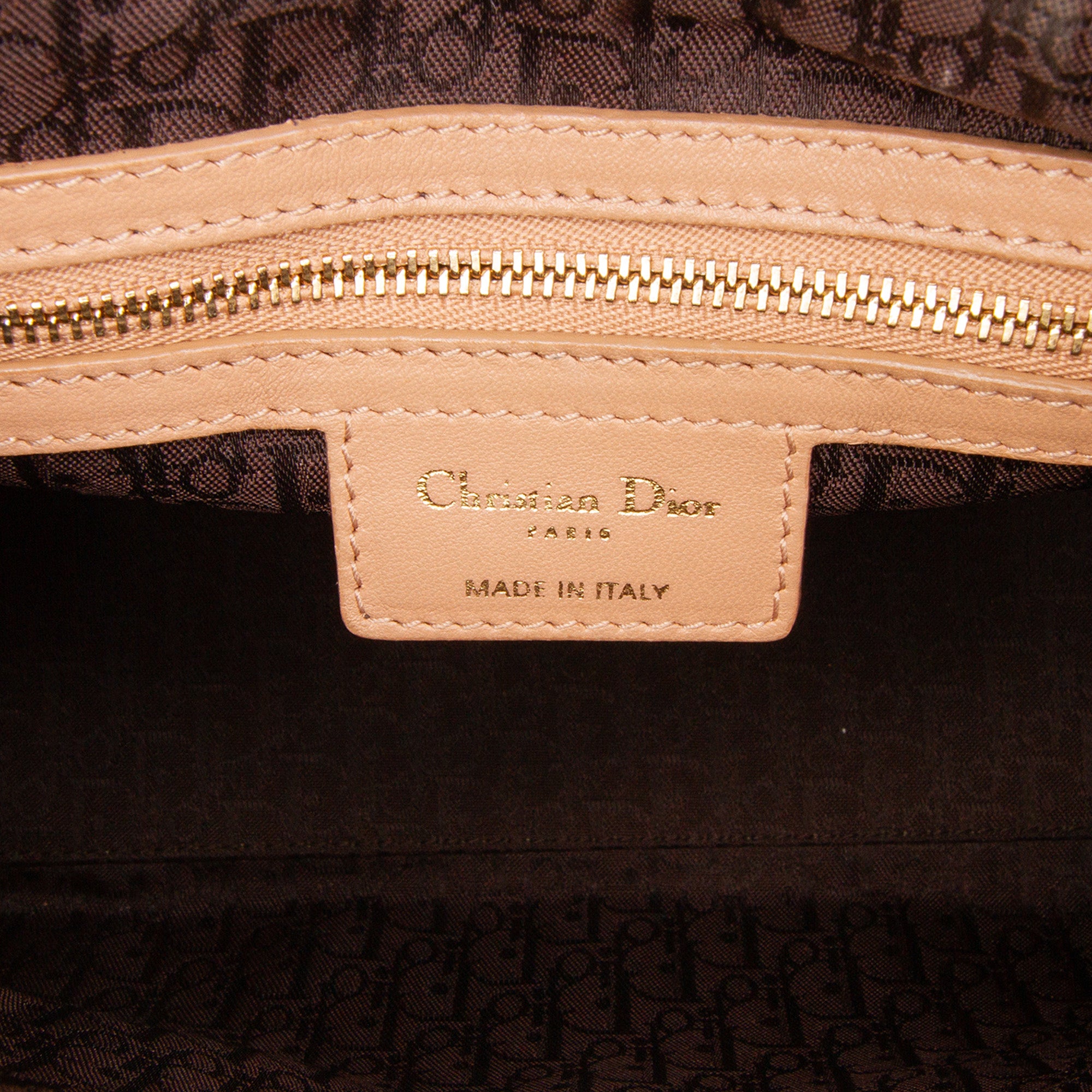 Dior Medium Lambskin Cannage Contrast Stitch Lady Dior - image 5