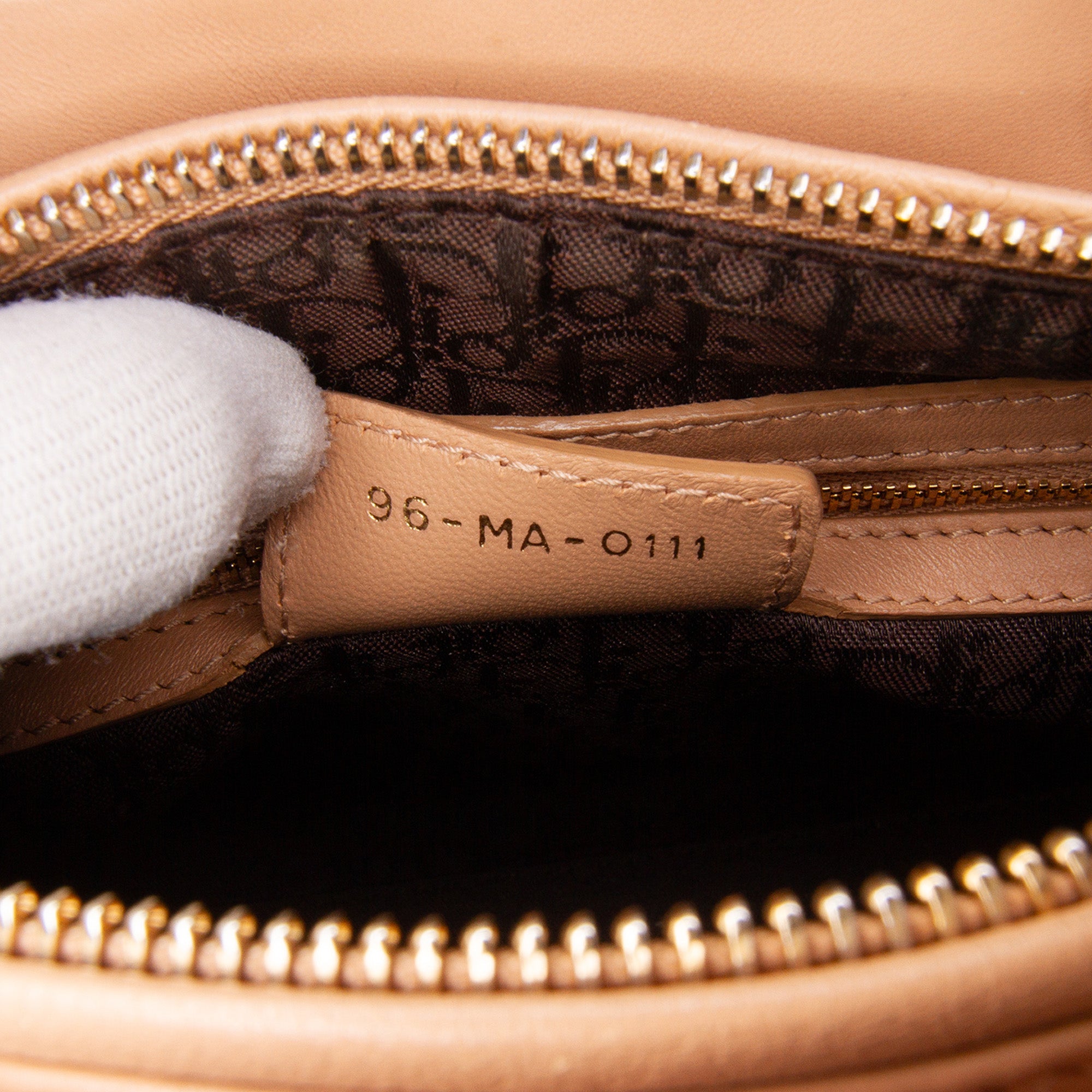 Dior Medium Lambskin Cannage Contrast Stitch Lady Dior - image 6