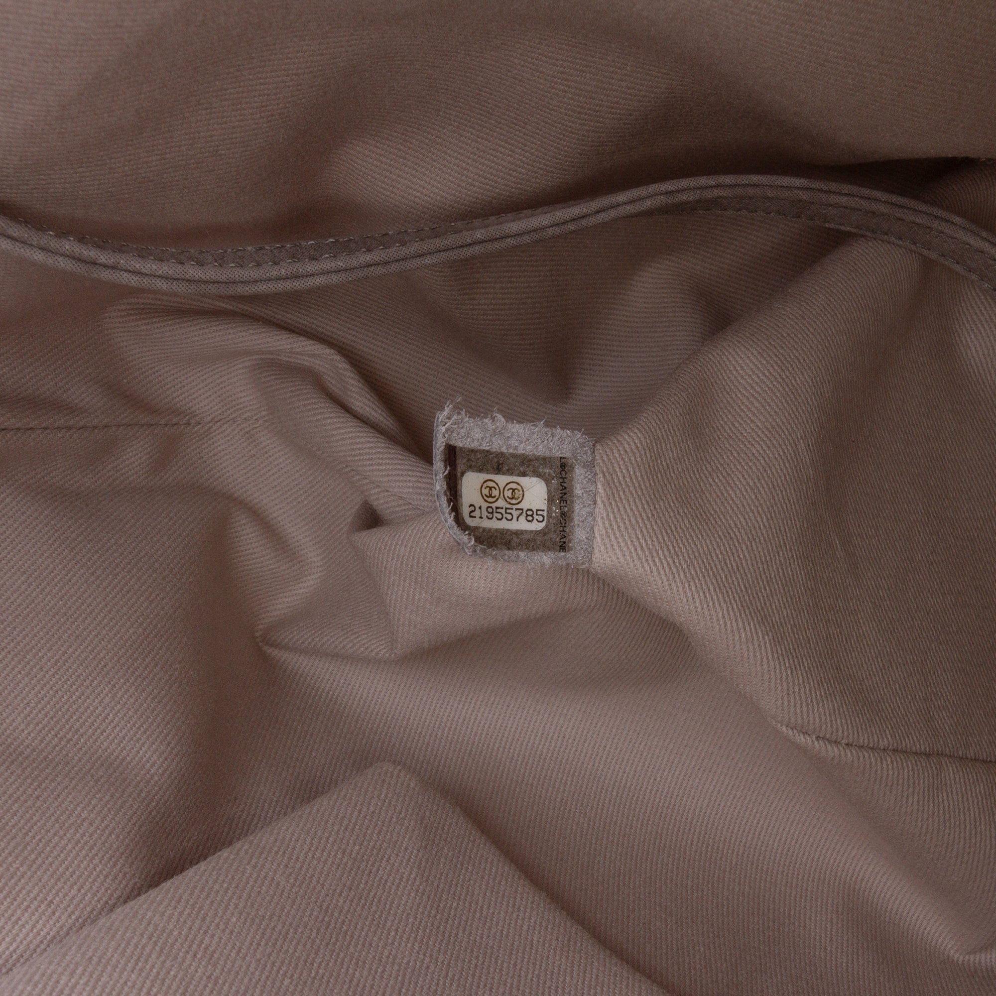 Chanel Quilted Iridescent Calfskin Shopping in Chains Tote - image 6