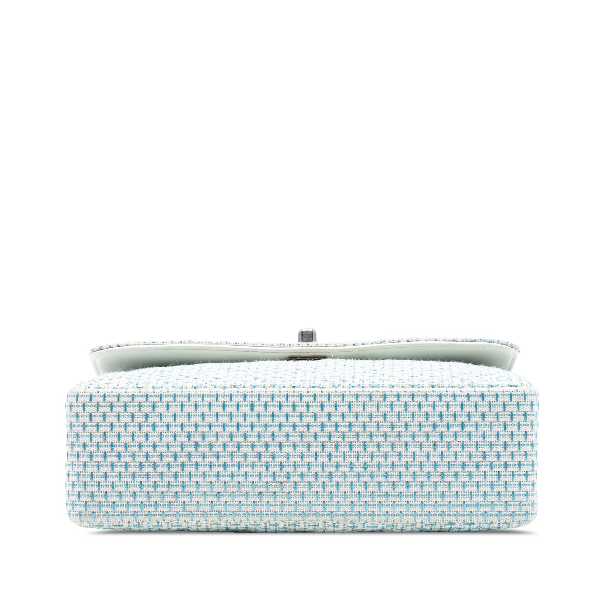 Chanel CC Quilted Tweed Chain Flap - image 3