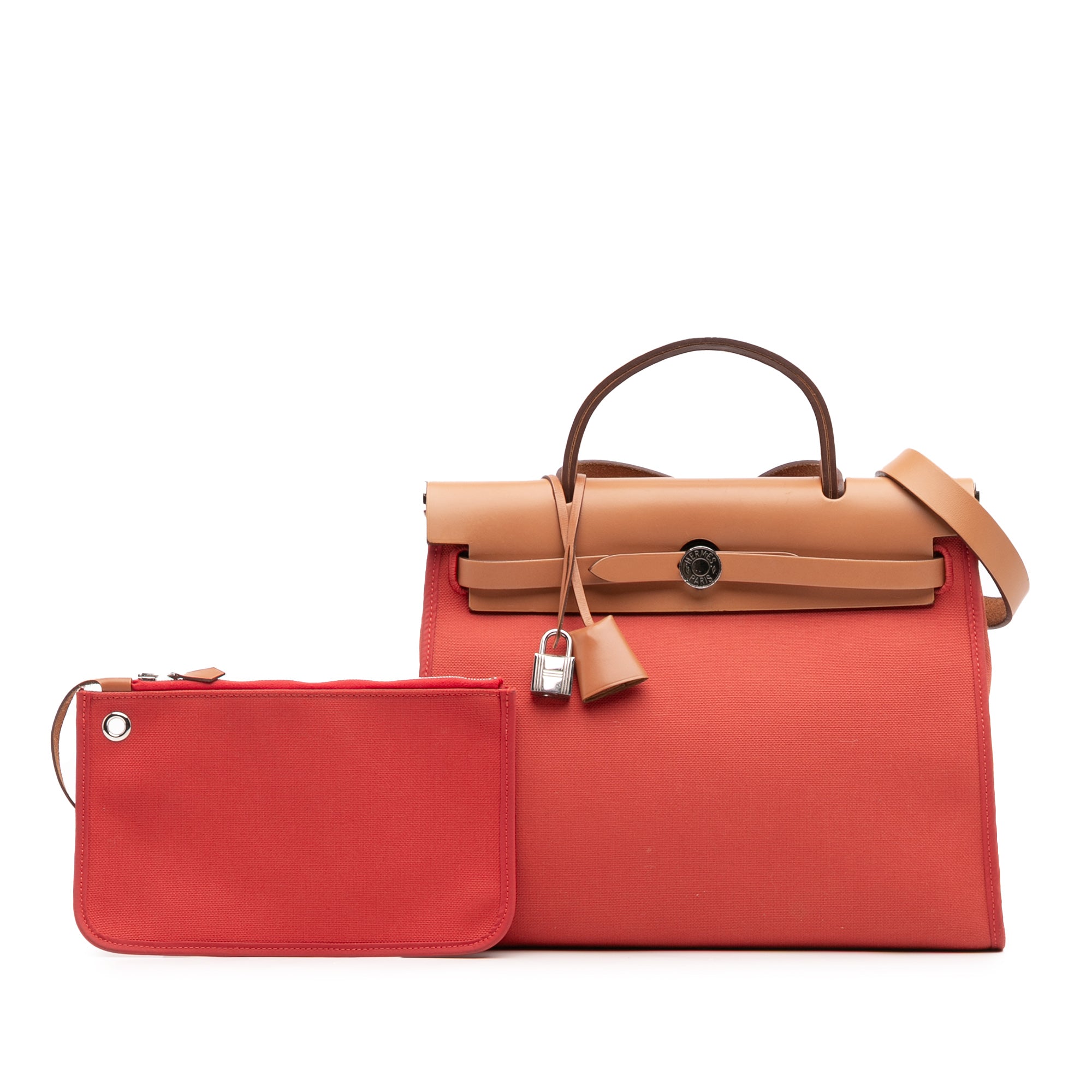 Hermès Toile Herbag Zip 31 - image 13