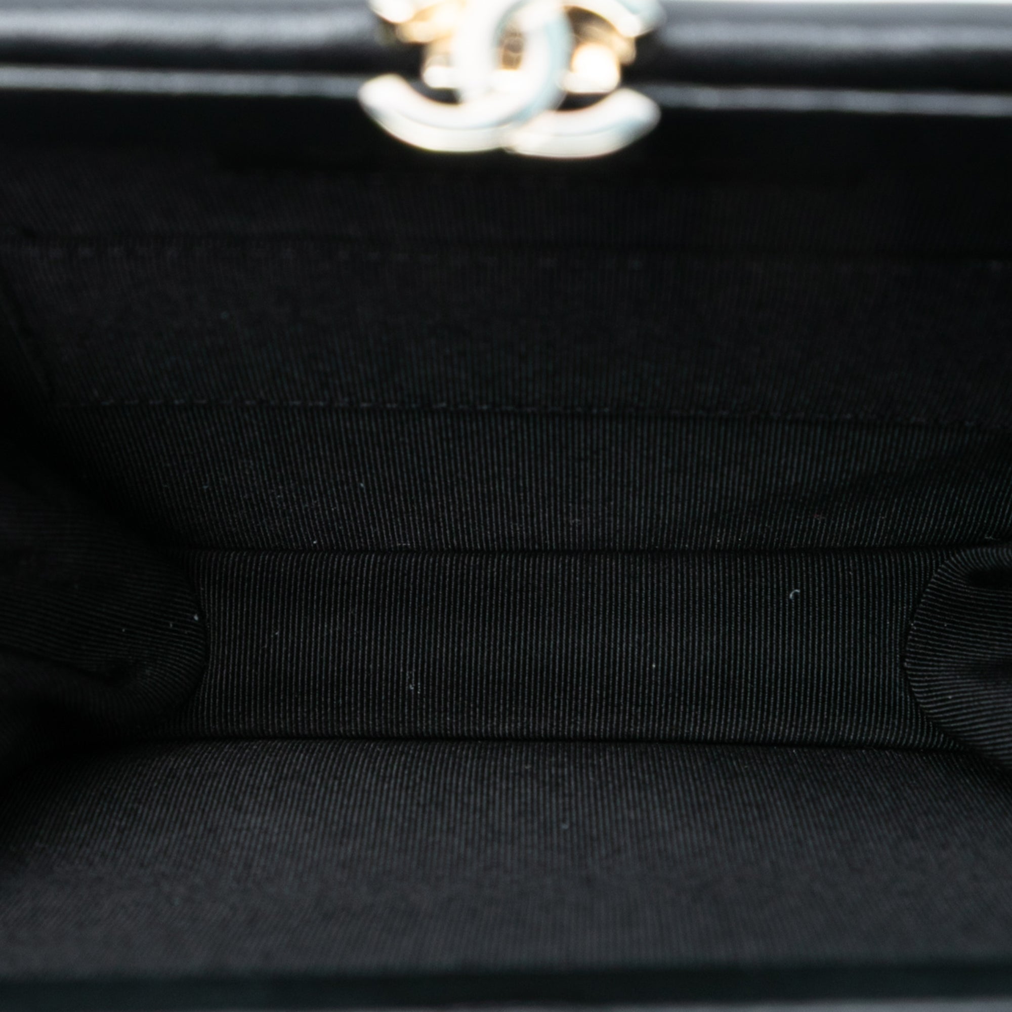 Chanel CC Lambskin Split Clutch with Chain - image 4