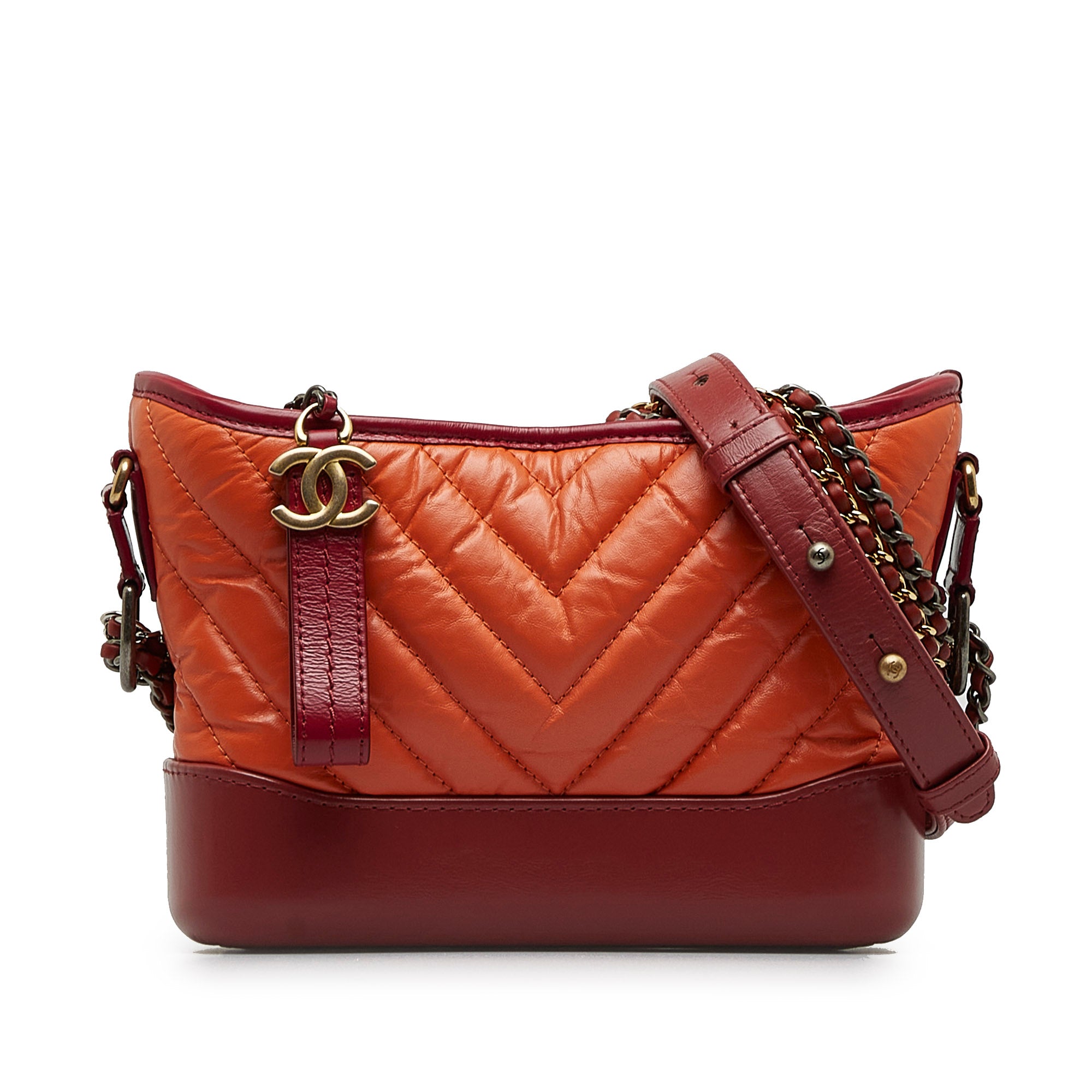Chanel Small Chevron Lambskin Gabrielle Crossbody - image 7