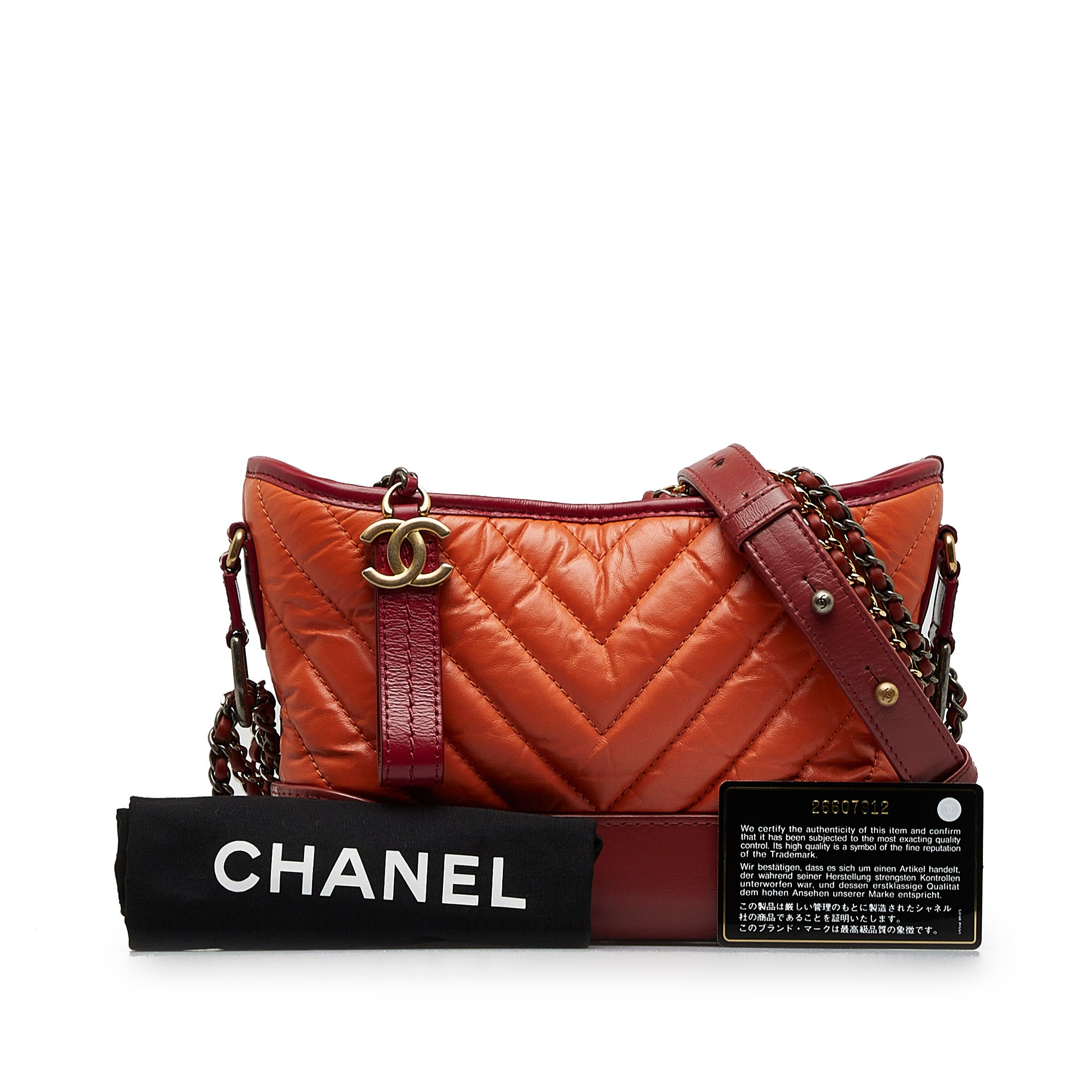 Chanel Small Chevron Lambskin Gabrielle Crossbody - image 6