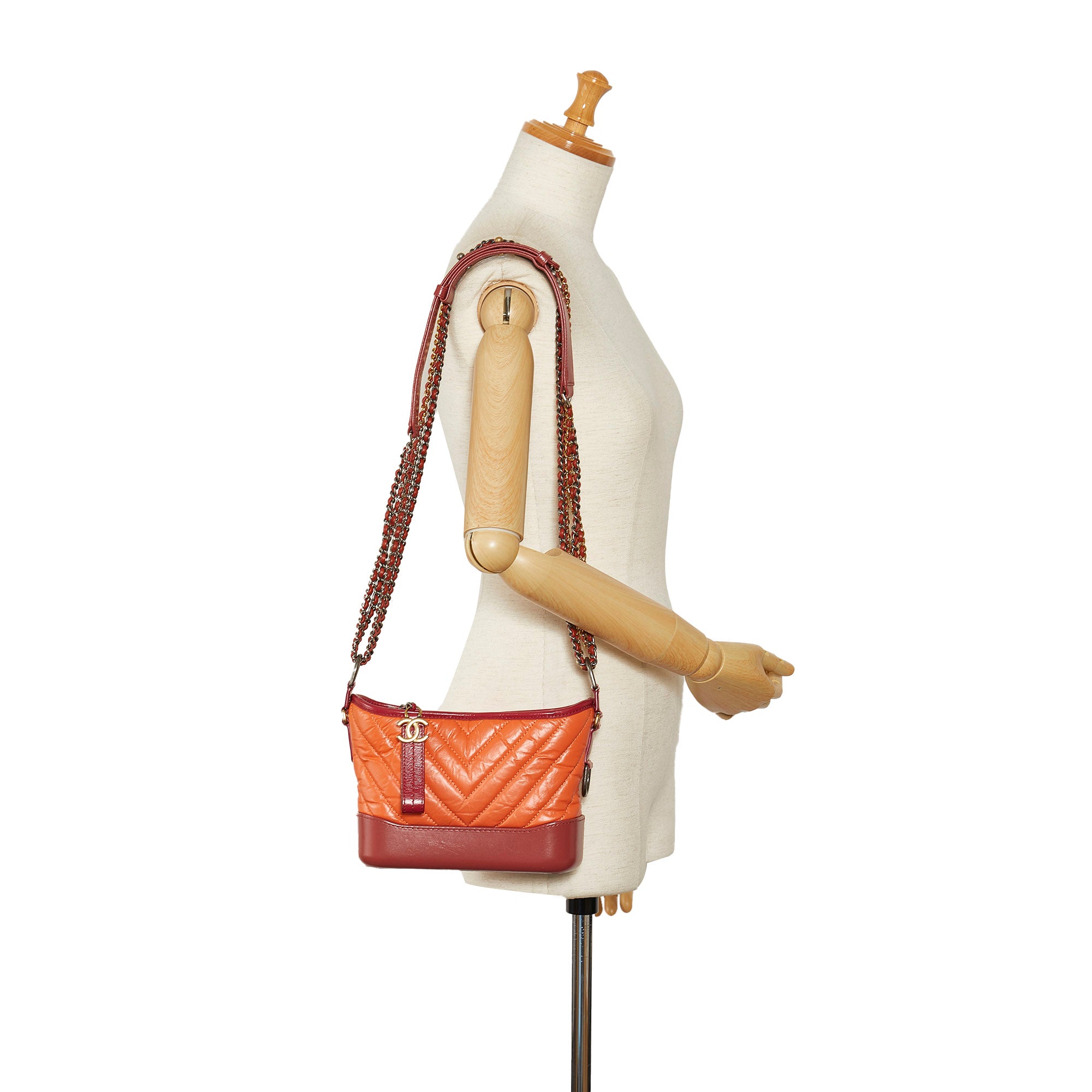 Chanel Small Chevron Lambskin Gabrielle Crossbody - image 5