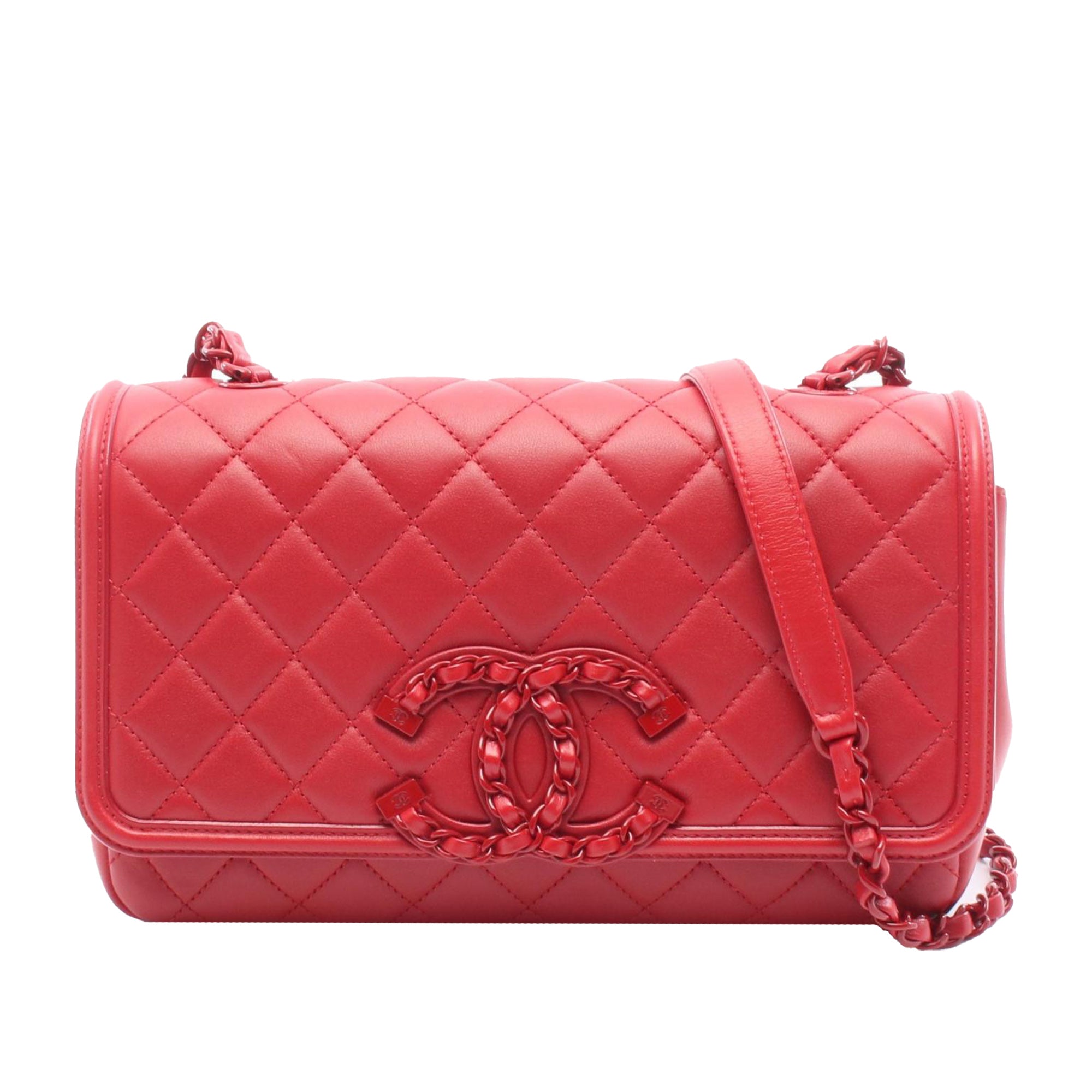 Chanel Medium Quilted Calfskin CC Filigree Incognito Flap - image 1