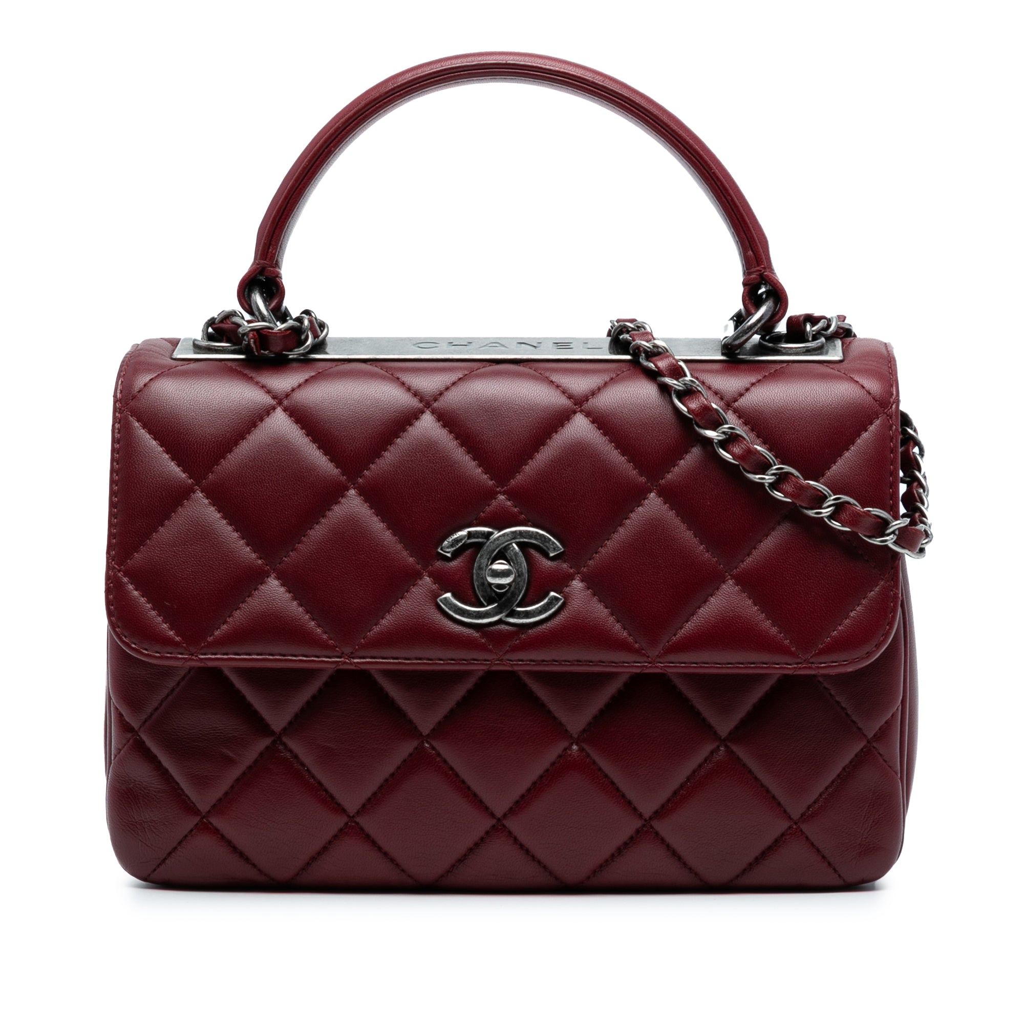 Chanel Small Quilted Lambskin Trendy CC Top Handle Flap - image 1