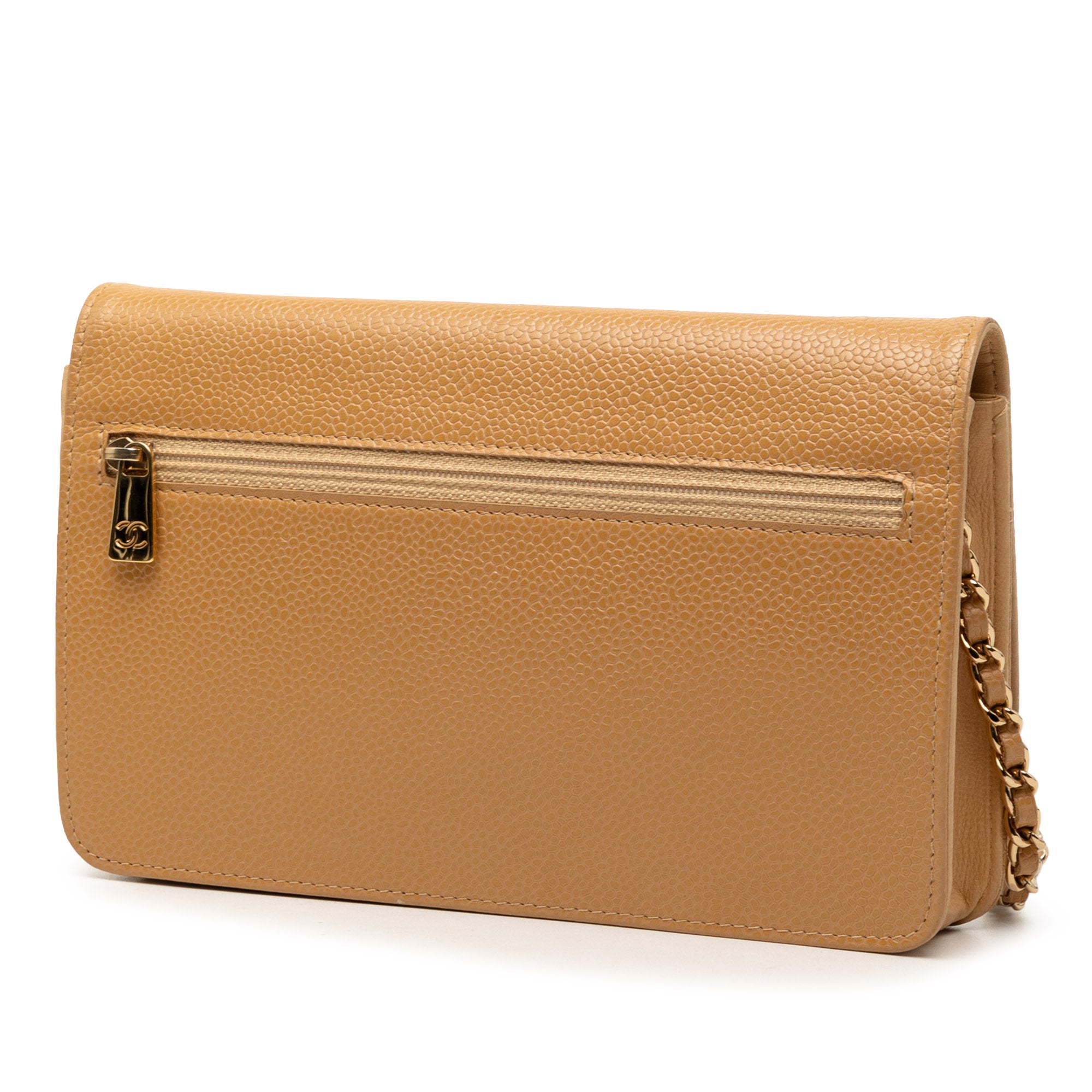 Chanel CC Caviar Wallet On Chain - image 2