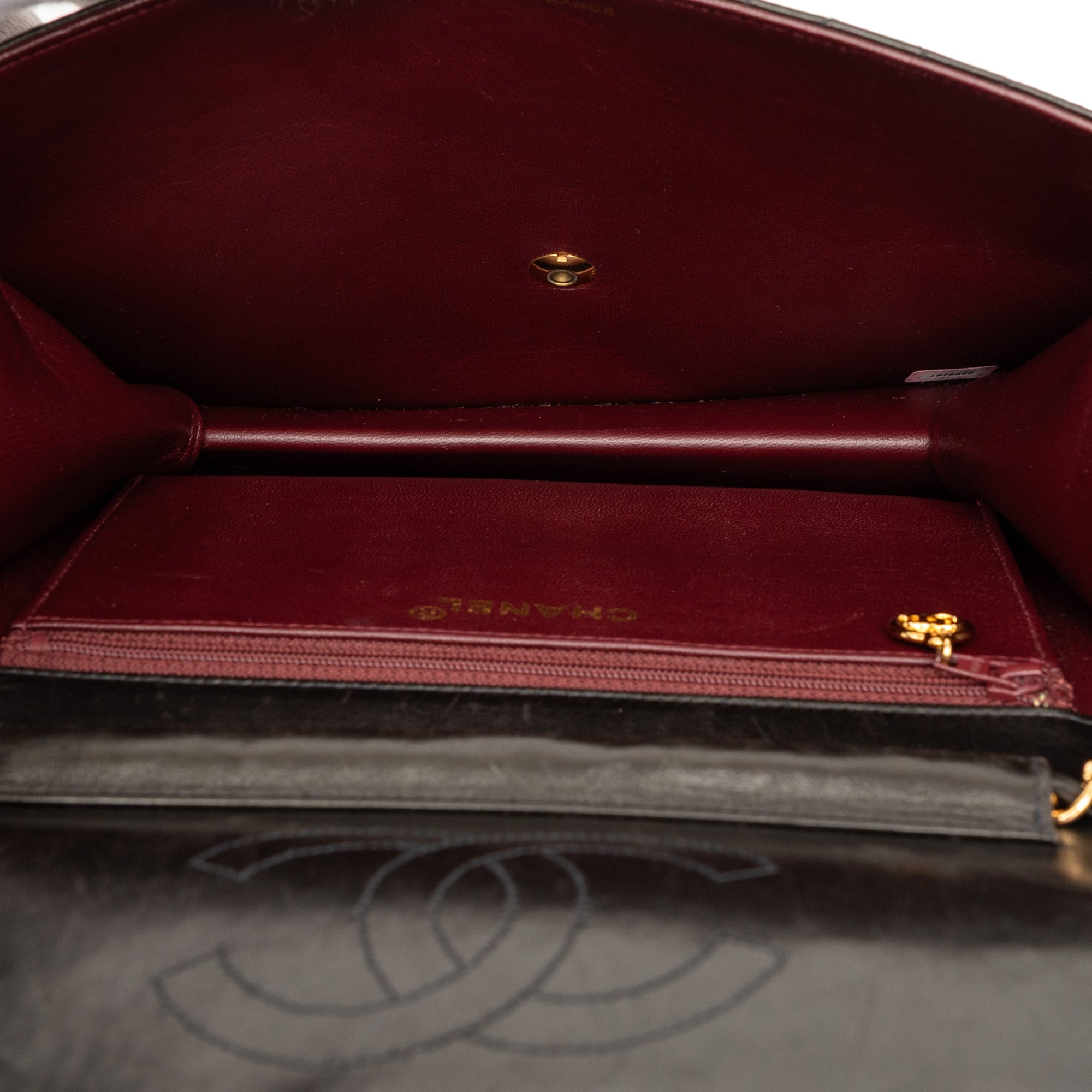 Chanel CC Quilted Lambskin Single Flap - image 4