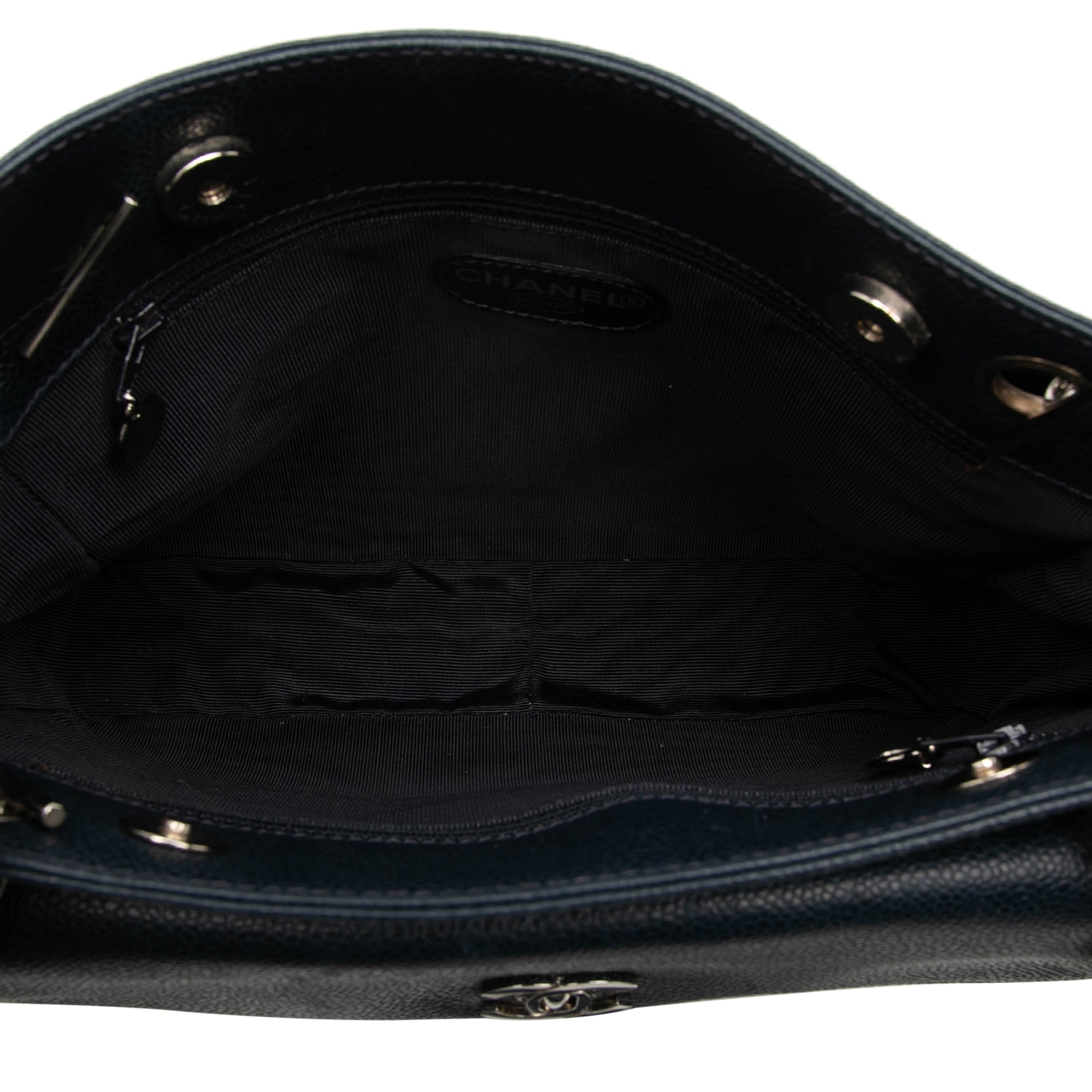 Chanel CC Caviar Front Pocket Shoulder Bag - image 4