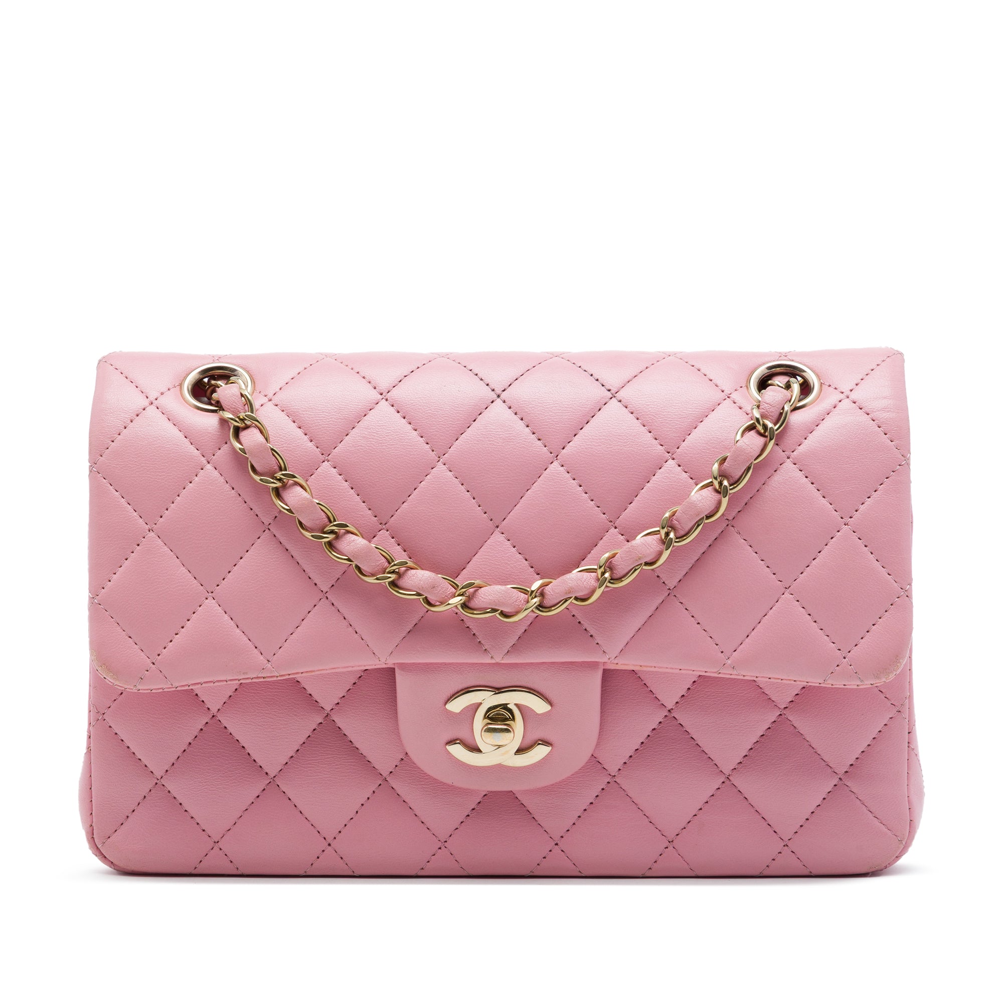 Chanel Small Classic Lambskin Double Flap - image 1