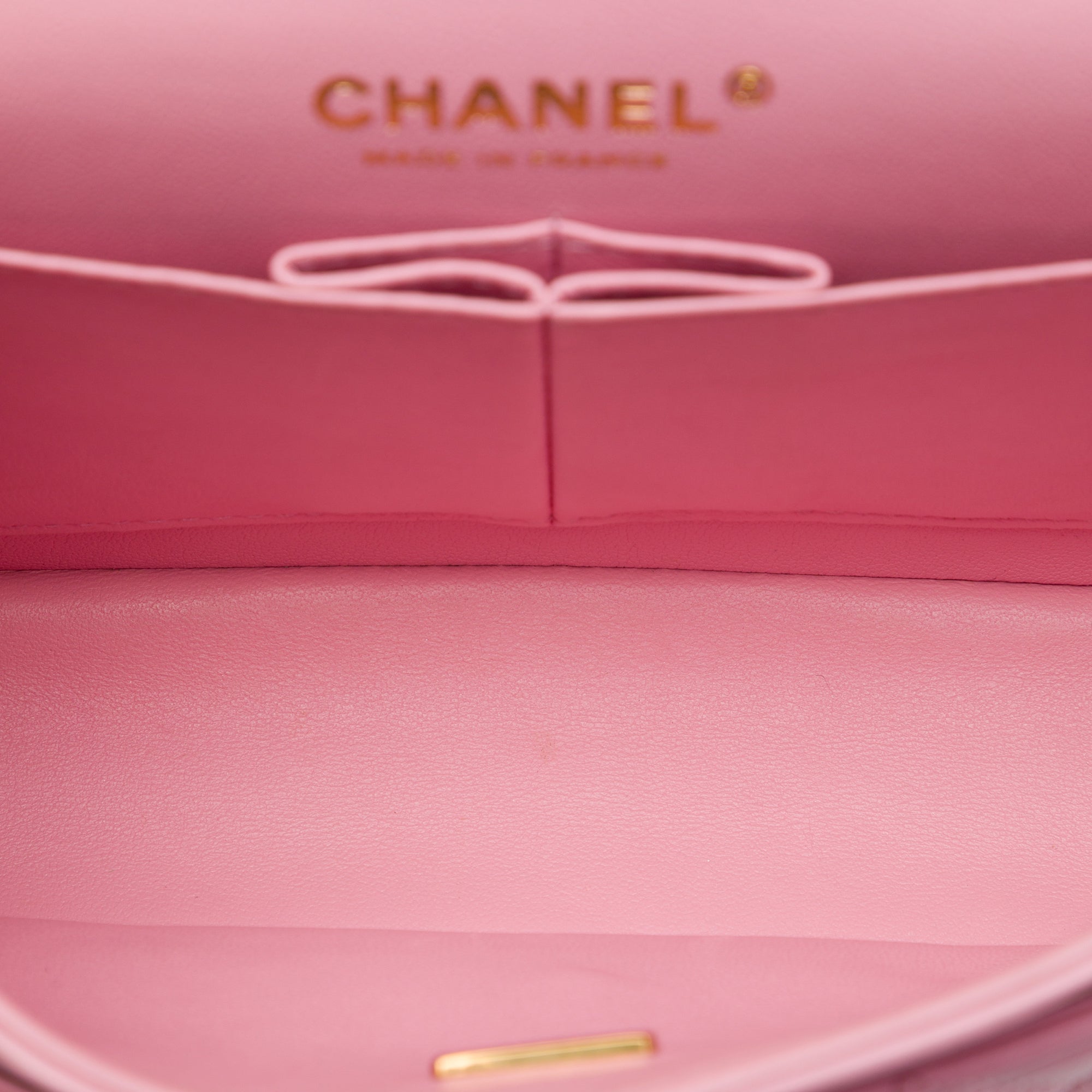 Chanel Small Classic Lambskin Double Flap - image 4