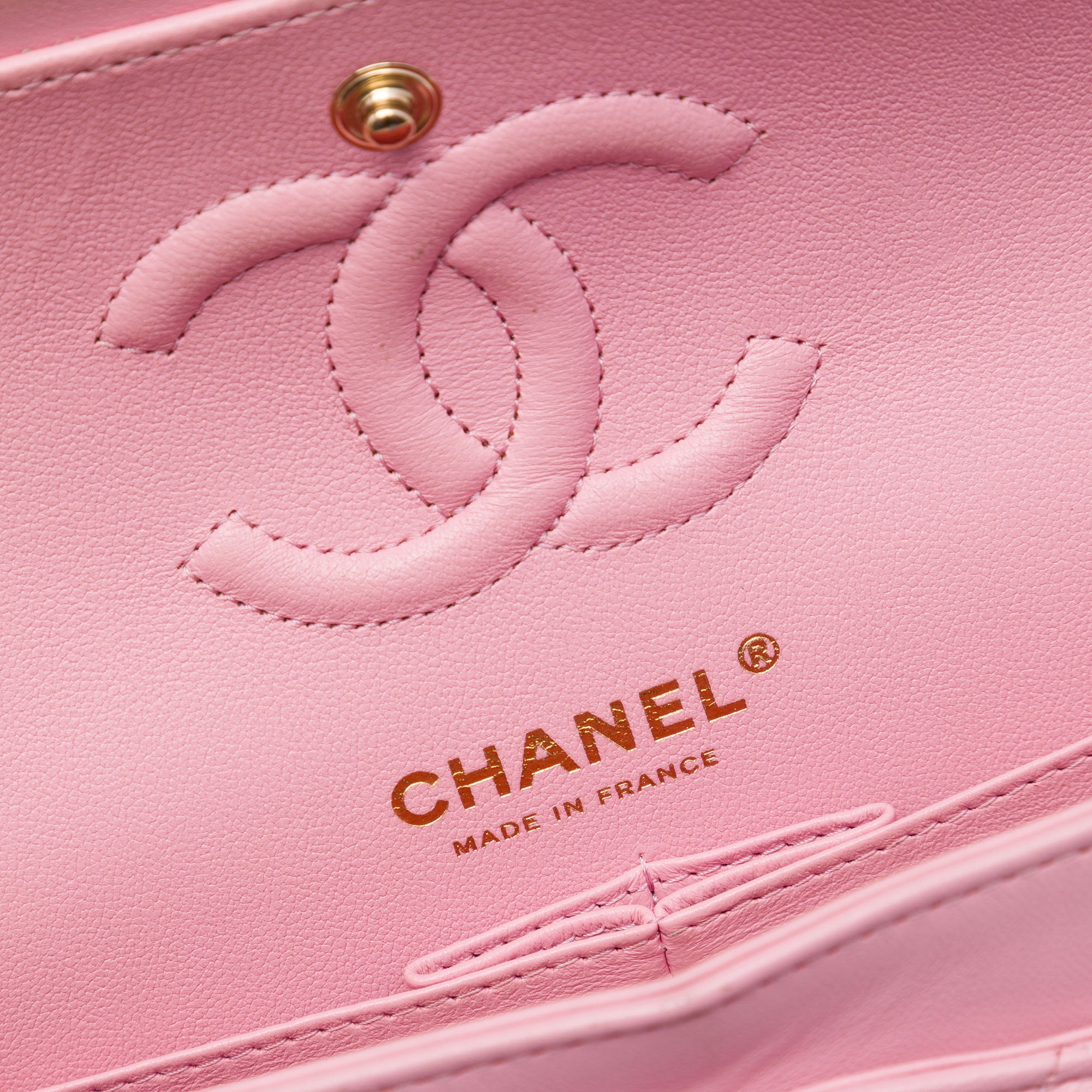 Chanel Small Classic Lambskin Double Flap - image 5