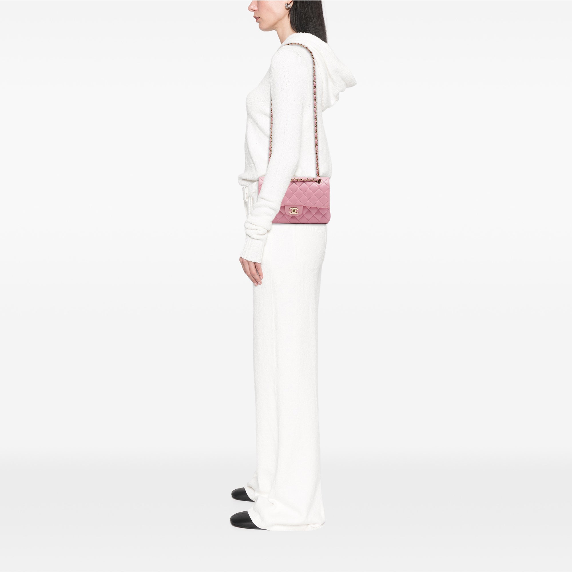 Chanel Small Classic Lambskin Double Flap - image 6