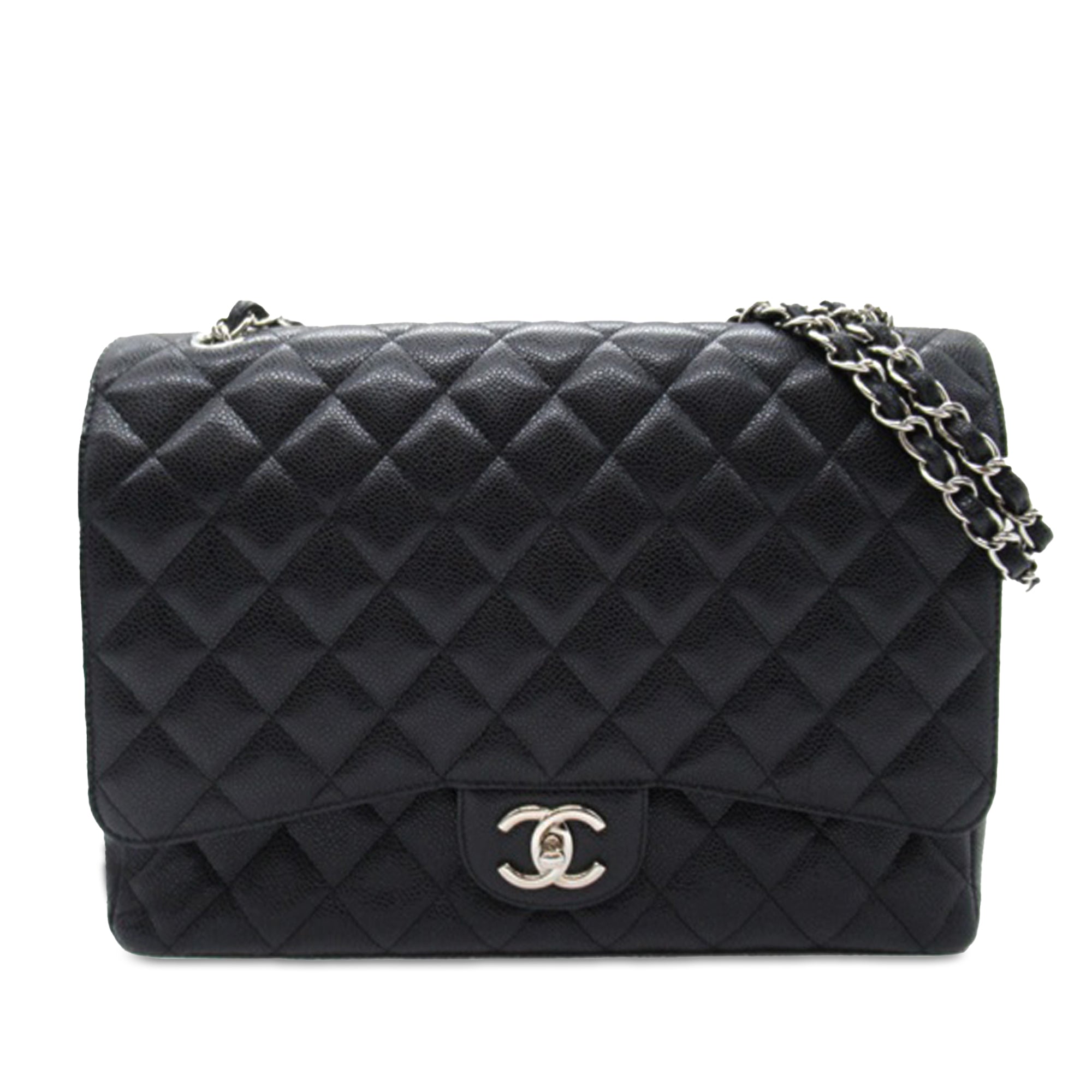Chanel Maxi Classic Caviar Double Flap - image 1