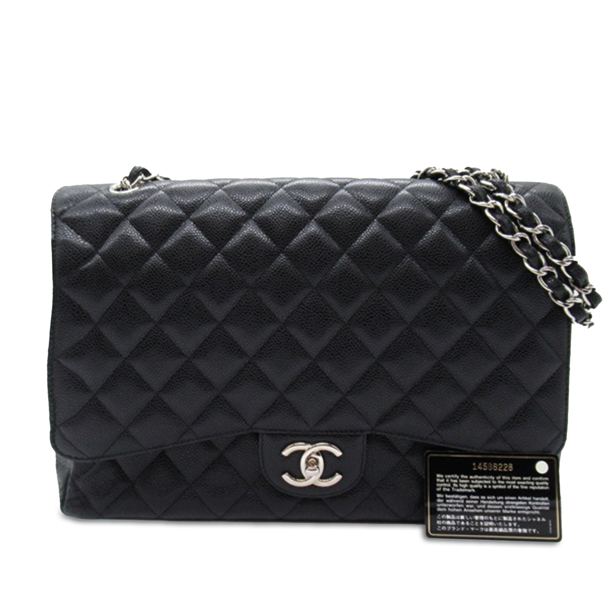 Chanel Maxi Classic Caviar Double Flap - image 13
