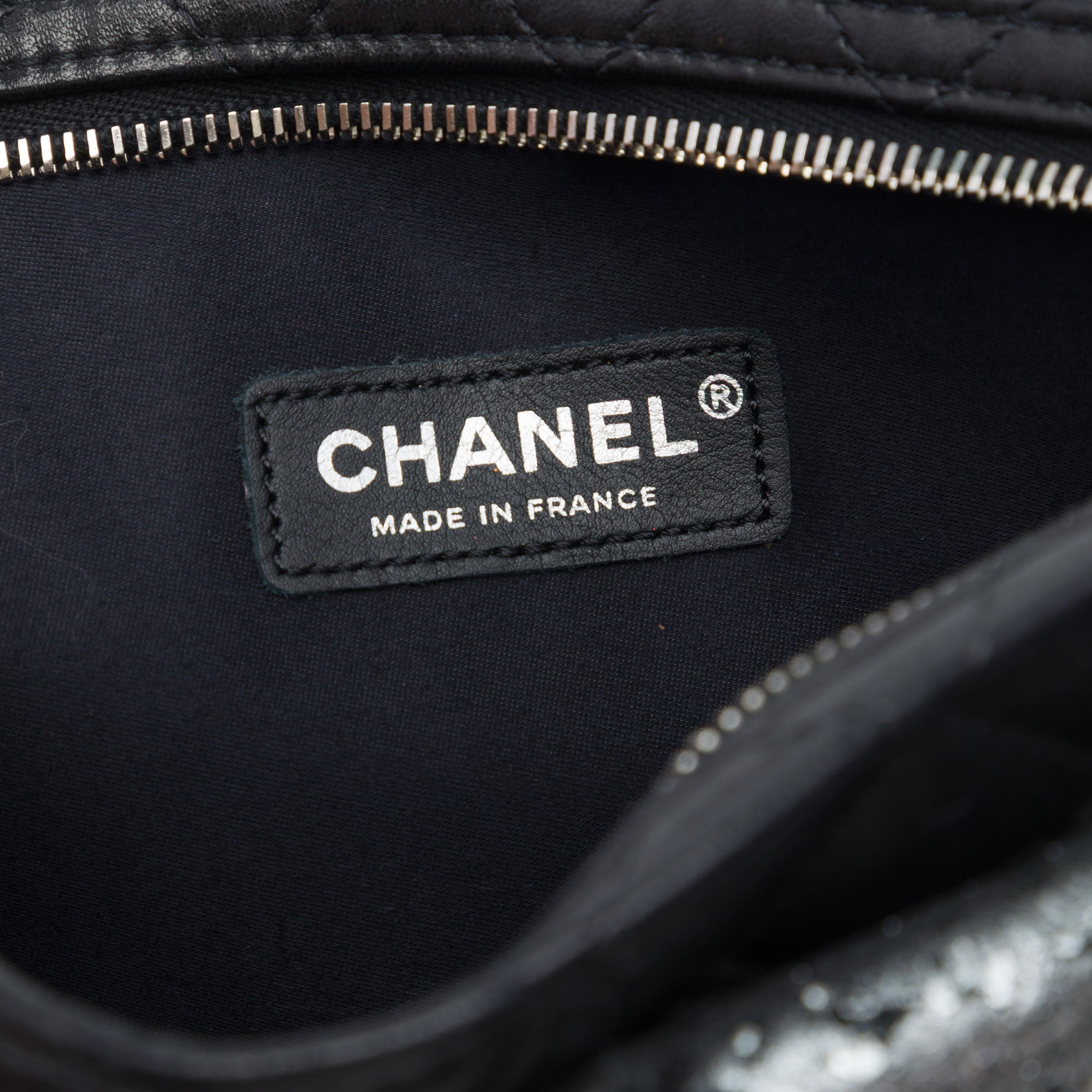 Chanel Metallic and Quilted Lambskin Mineral Nights Pochette Wristlet - image 5
